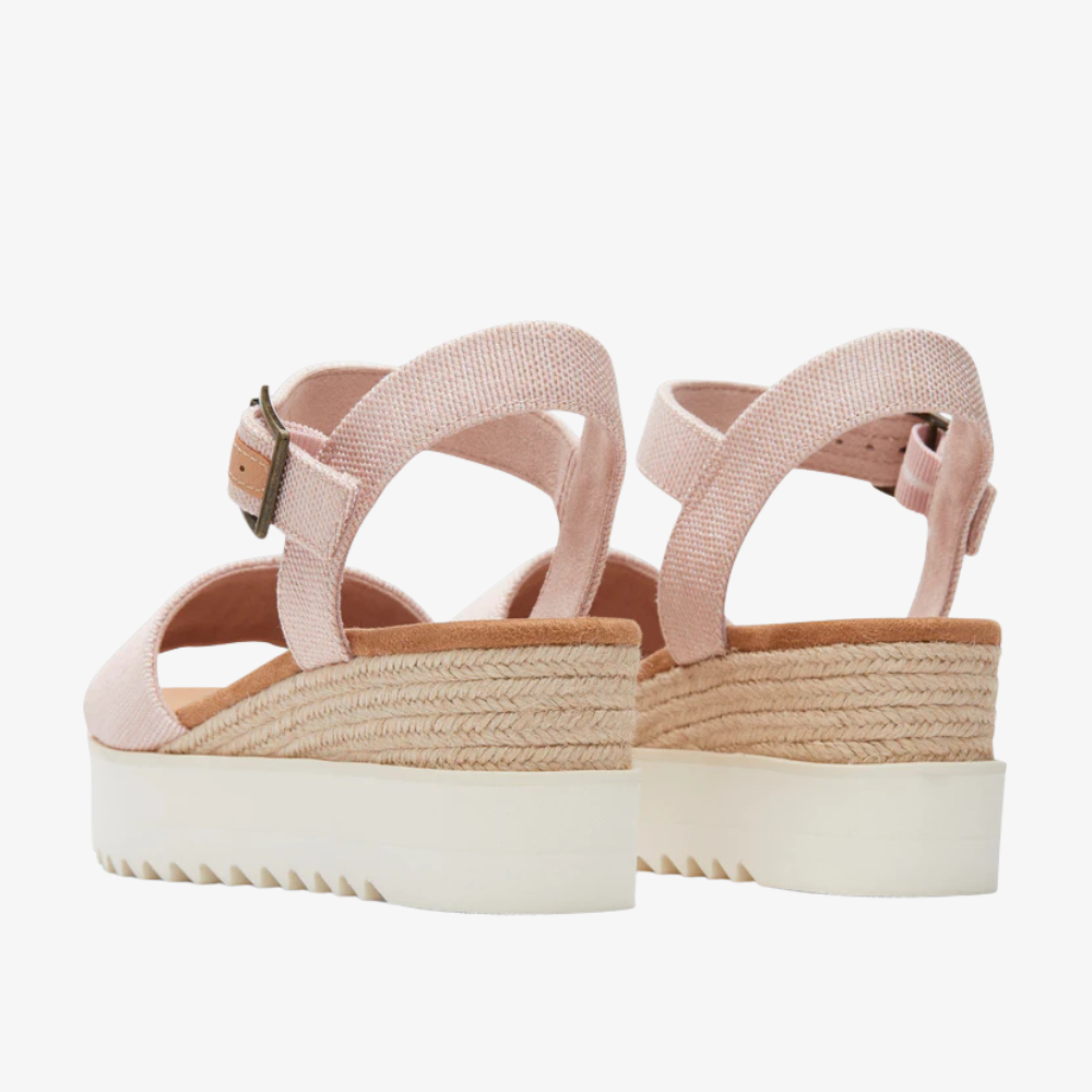 Women's Diana Wedge Sandal in Ballet Pink