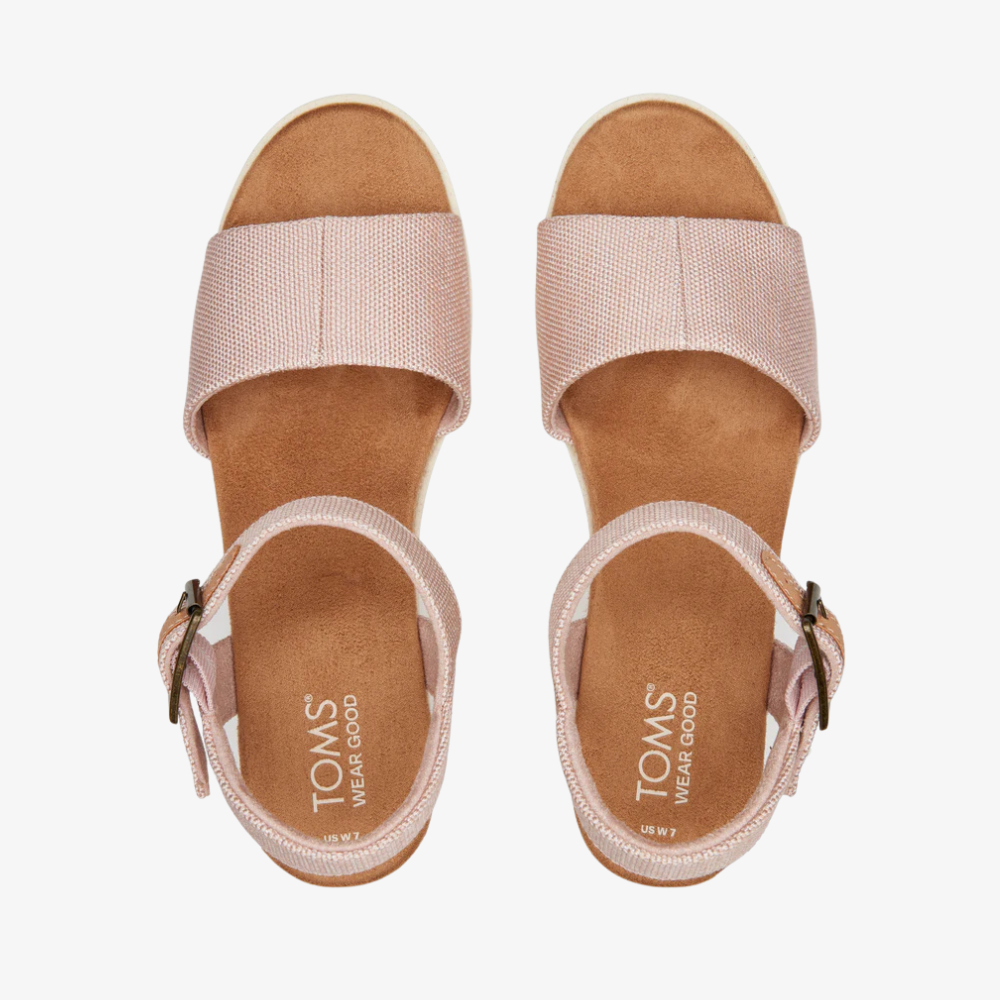 Women's Diana Wedge Sandal in Ballet Pink