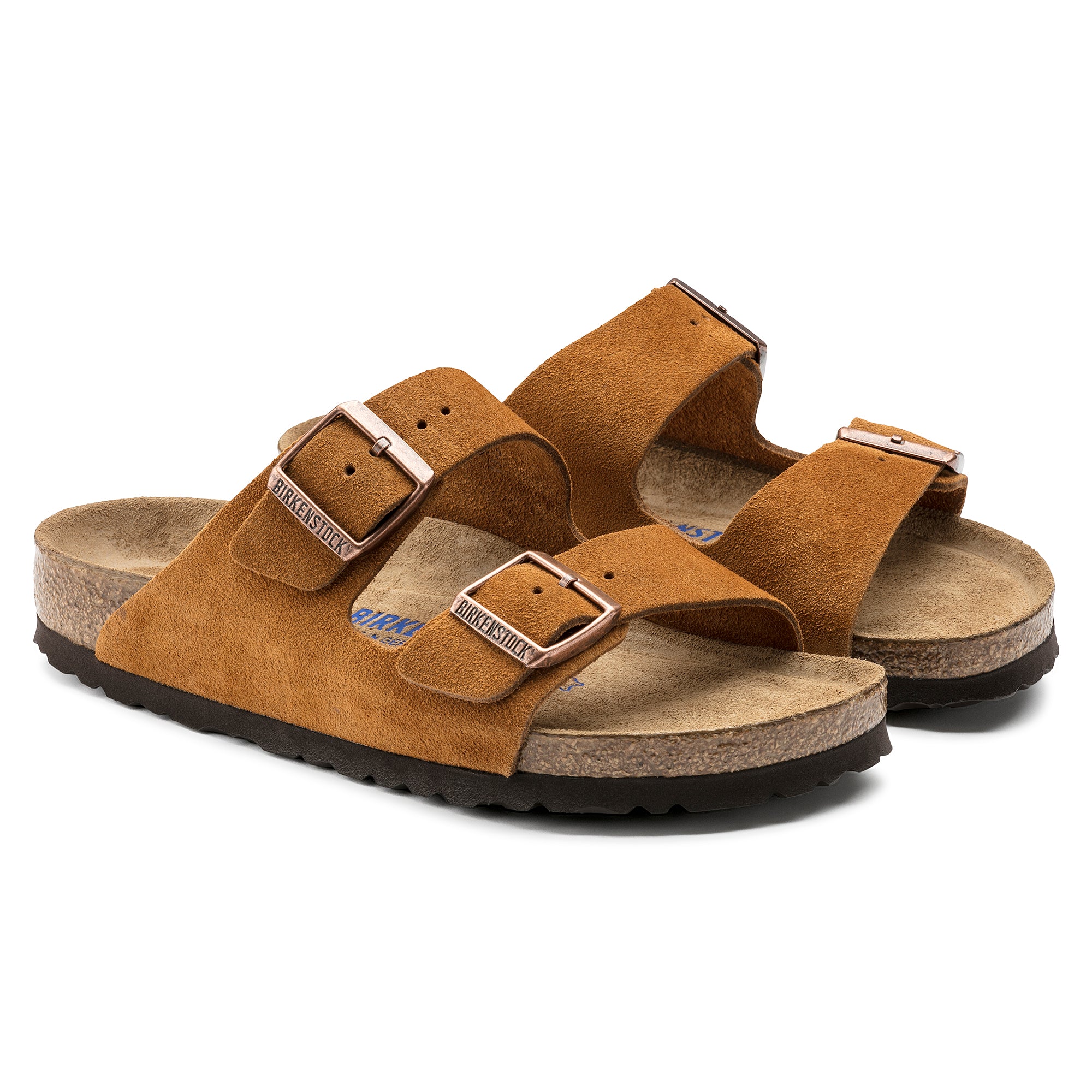 Arizona Suede Leather in Mink (Soft Footbed) - Milu James St