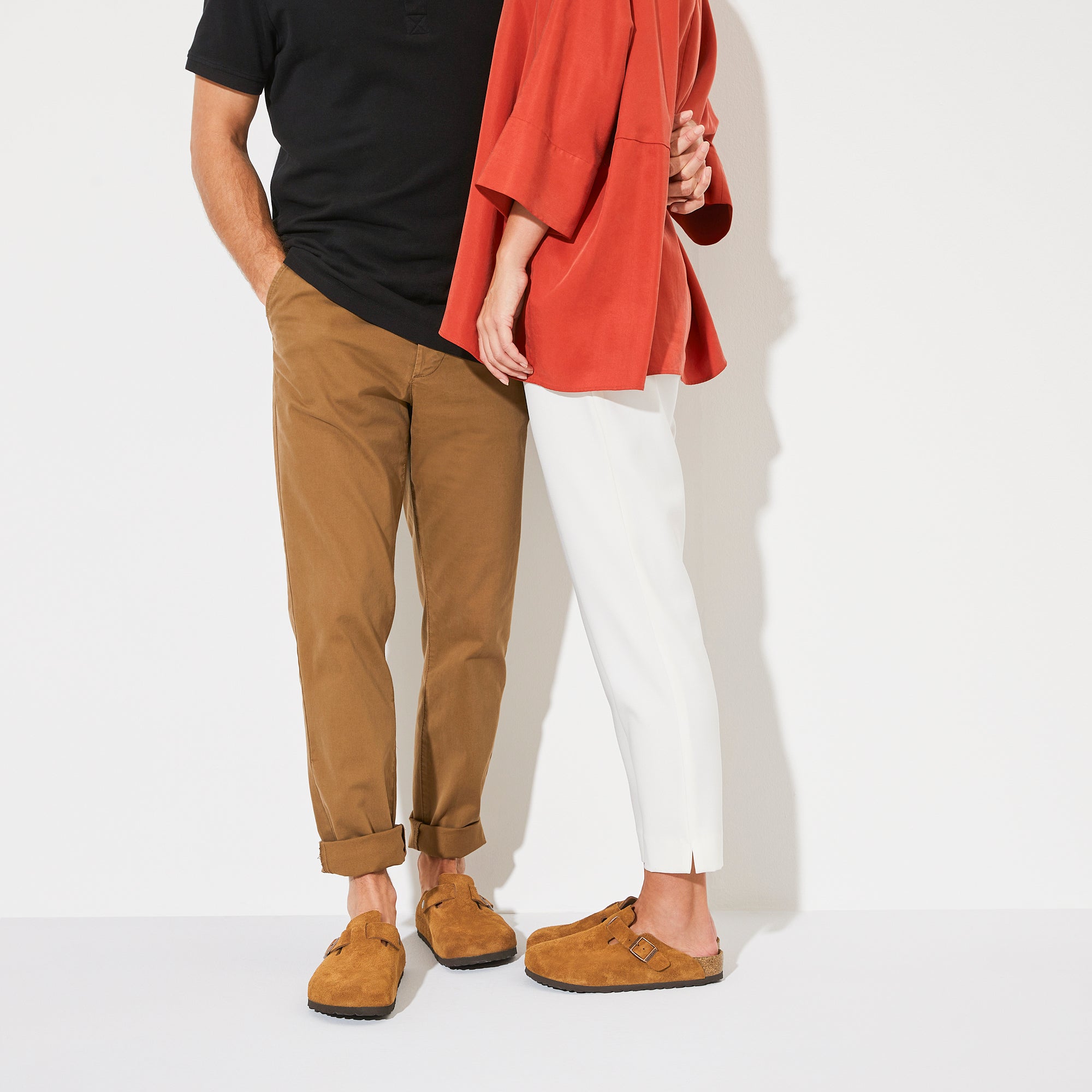 Boston Suede Leather in Mink (Soft Footbed)