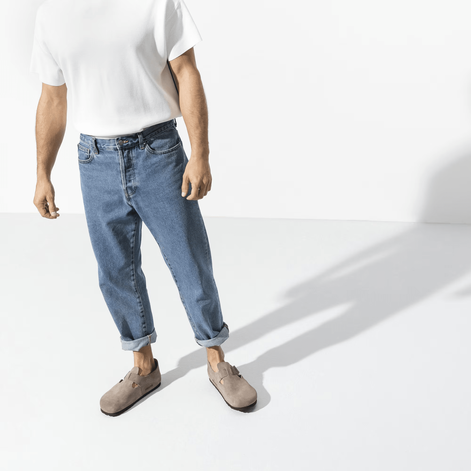 London Suede Leather in Taupe