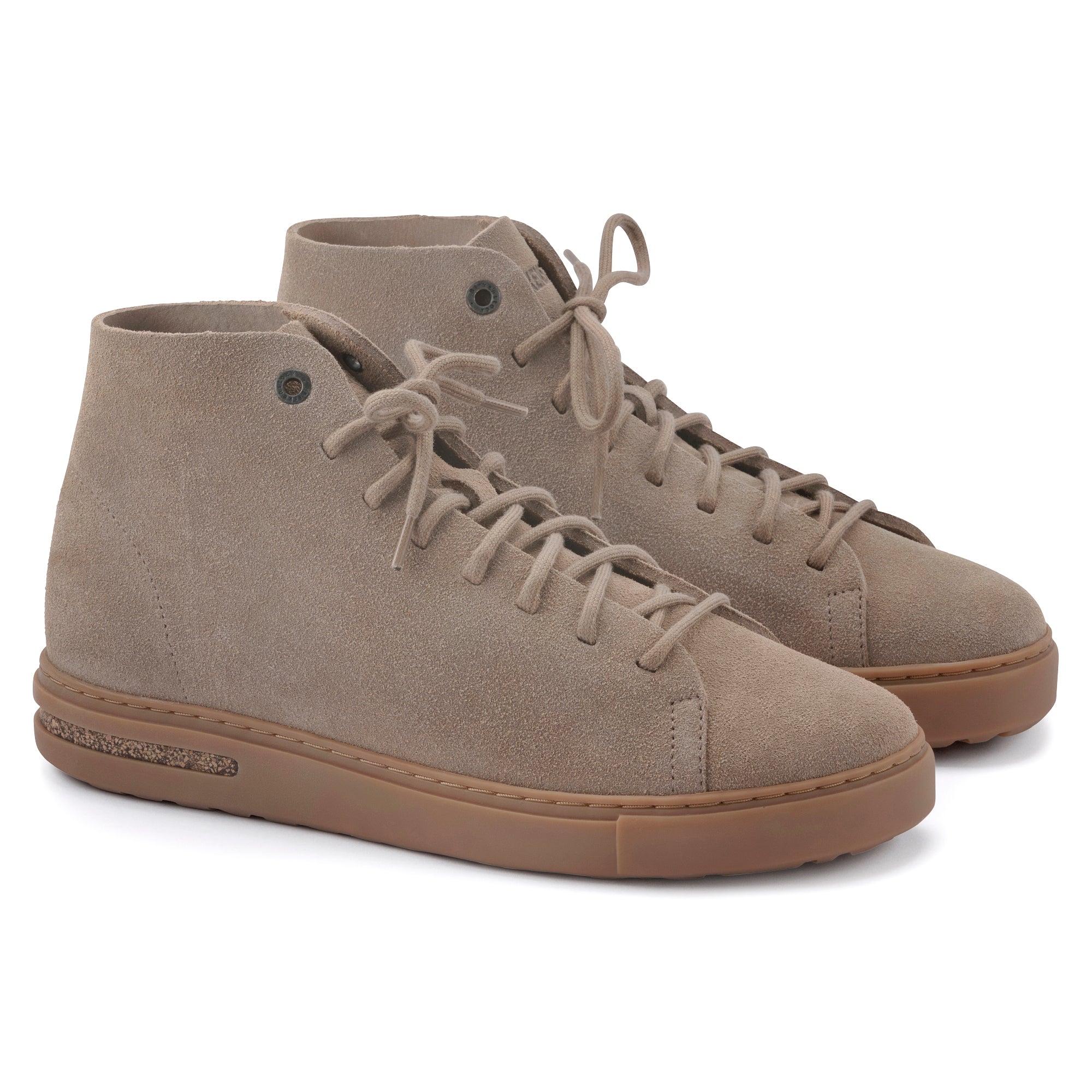 Bend Mid Nubuck Leather in Taupe