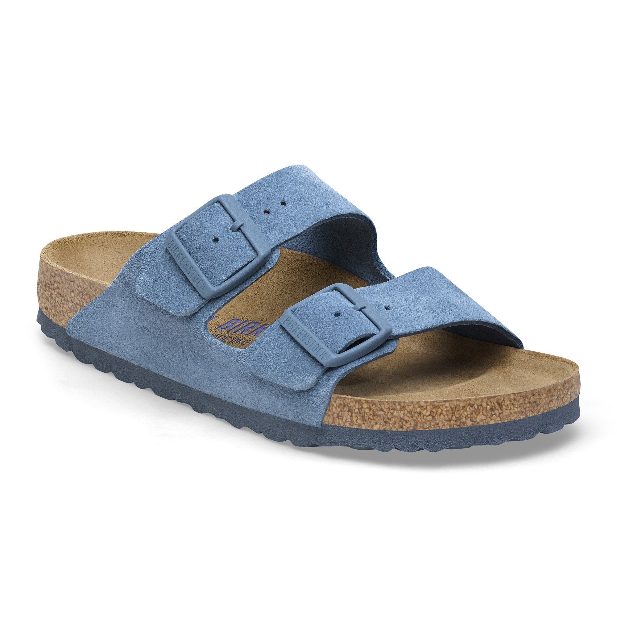 Arizona Suede Leather in Elemental Blue (Soft Footbed - Suede Lined)