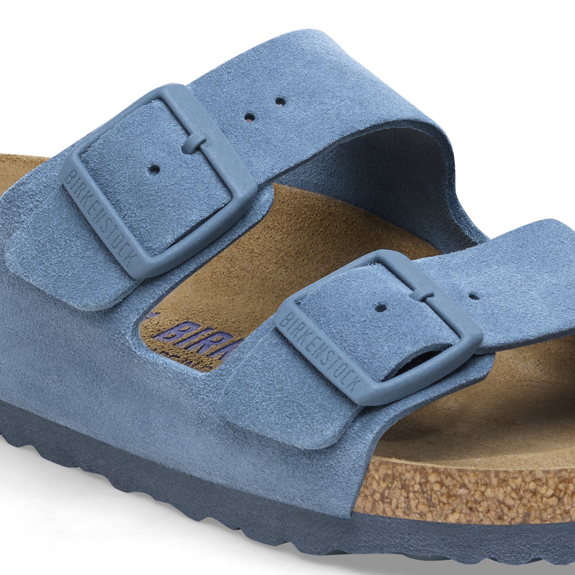 Arizona Suede Leather in Elemental Blue (Soft Footbed - Suede Lined)