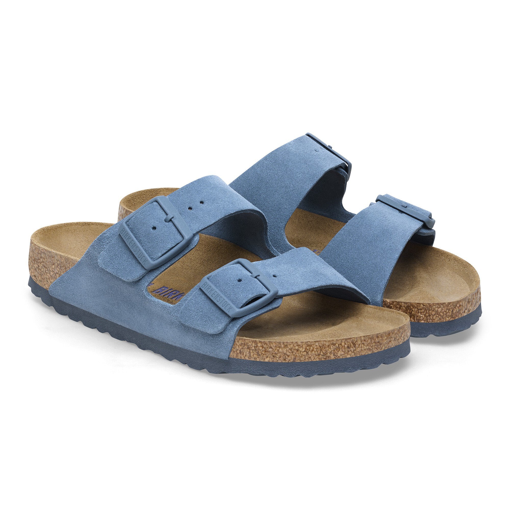 Arizona Suede Leather in Elemental Blue (Soft Footbed - Suede Lined)