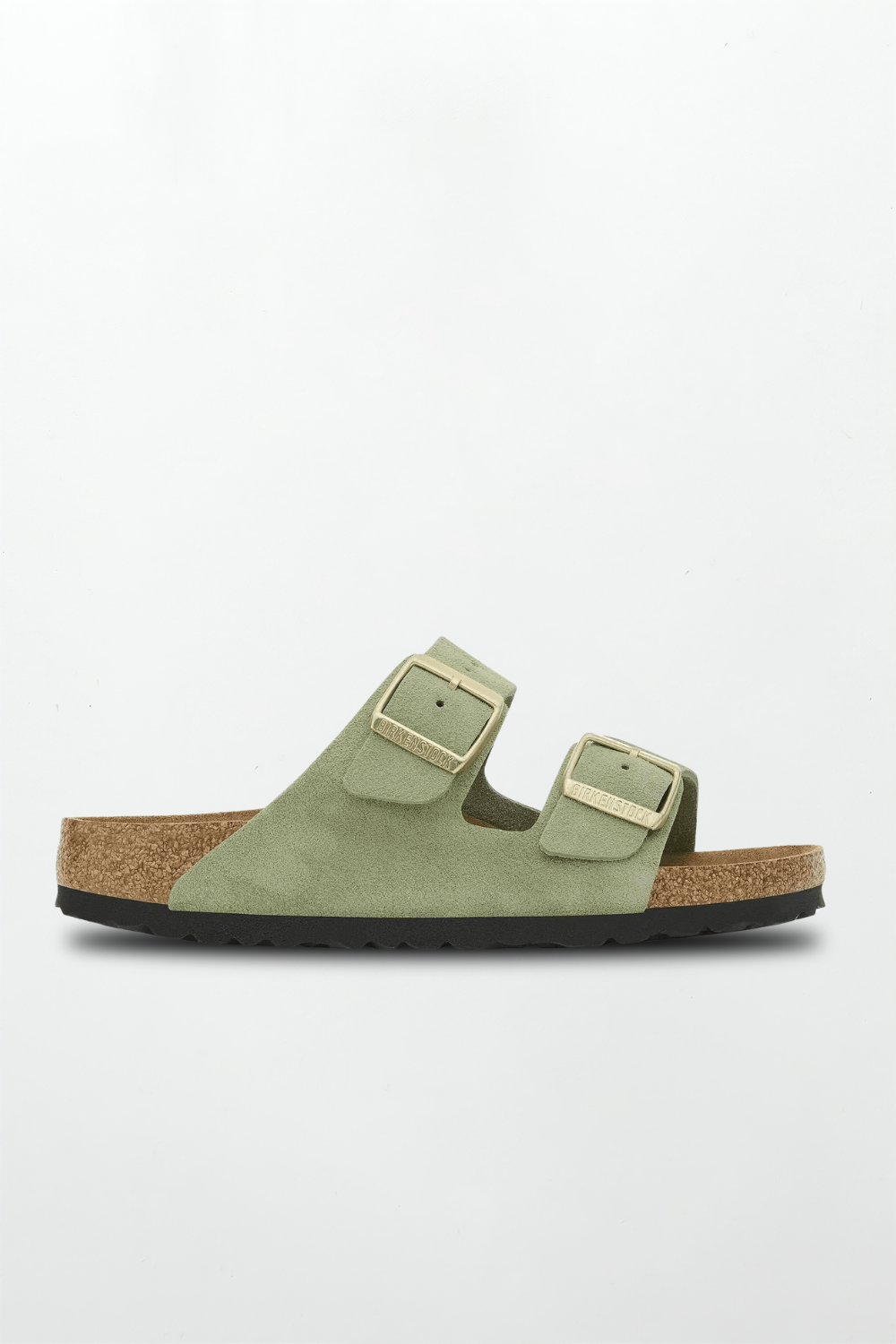 Arizona Suede Leather in Green Tea (Soft Footbed)