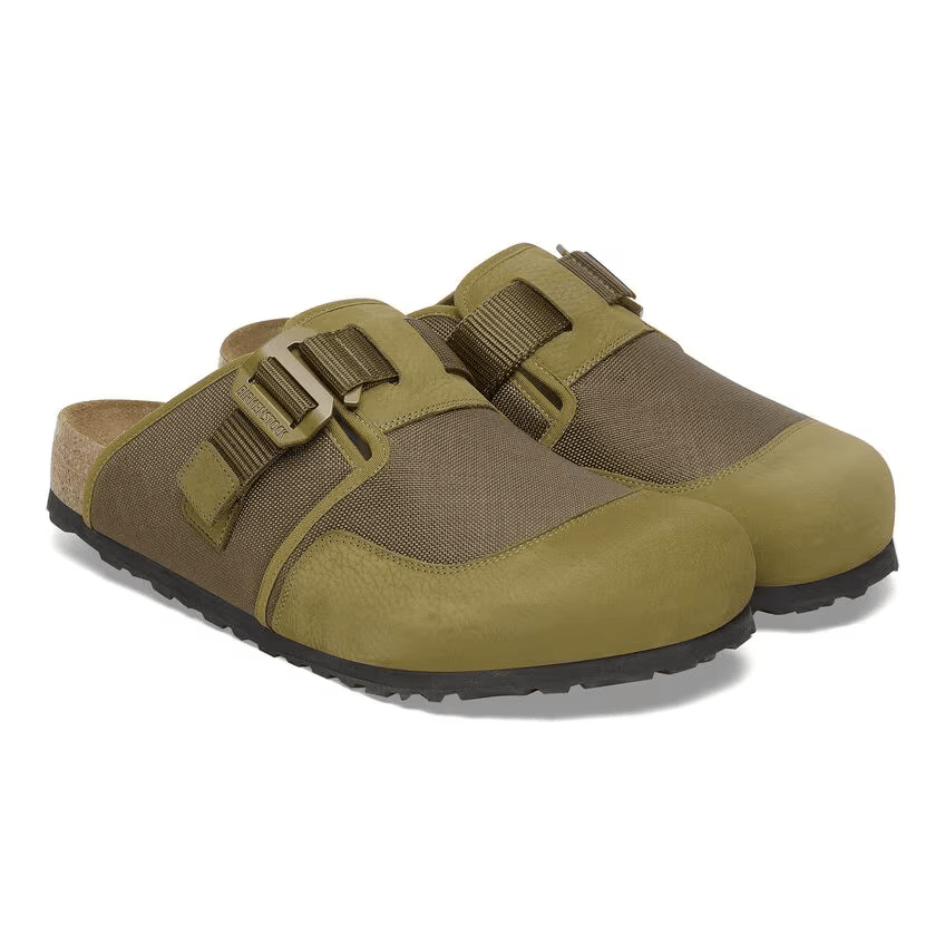 Boston Nova Textile/Nubuck Leather in Pine Green