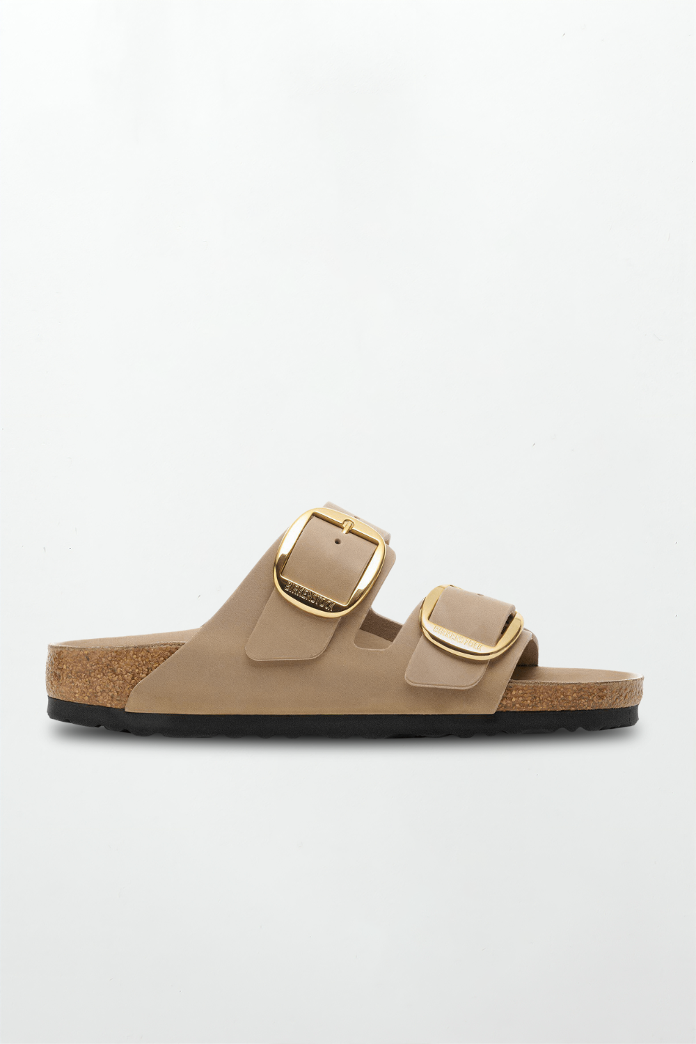 Arizona Big Buckle Oiled Leather in Tabacco Brown