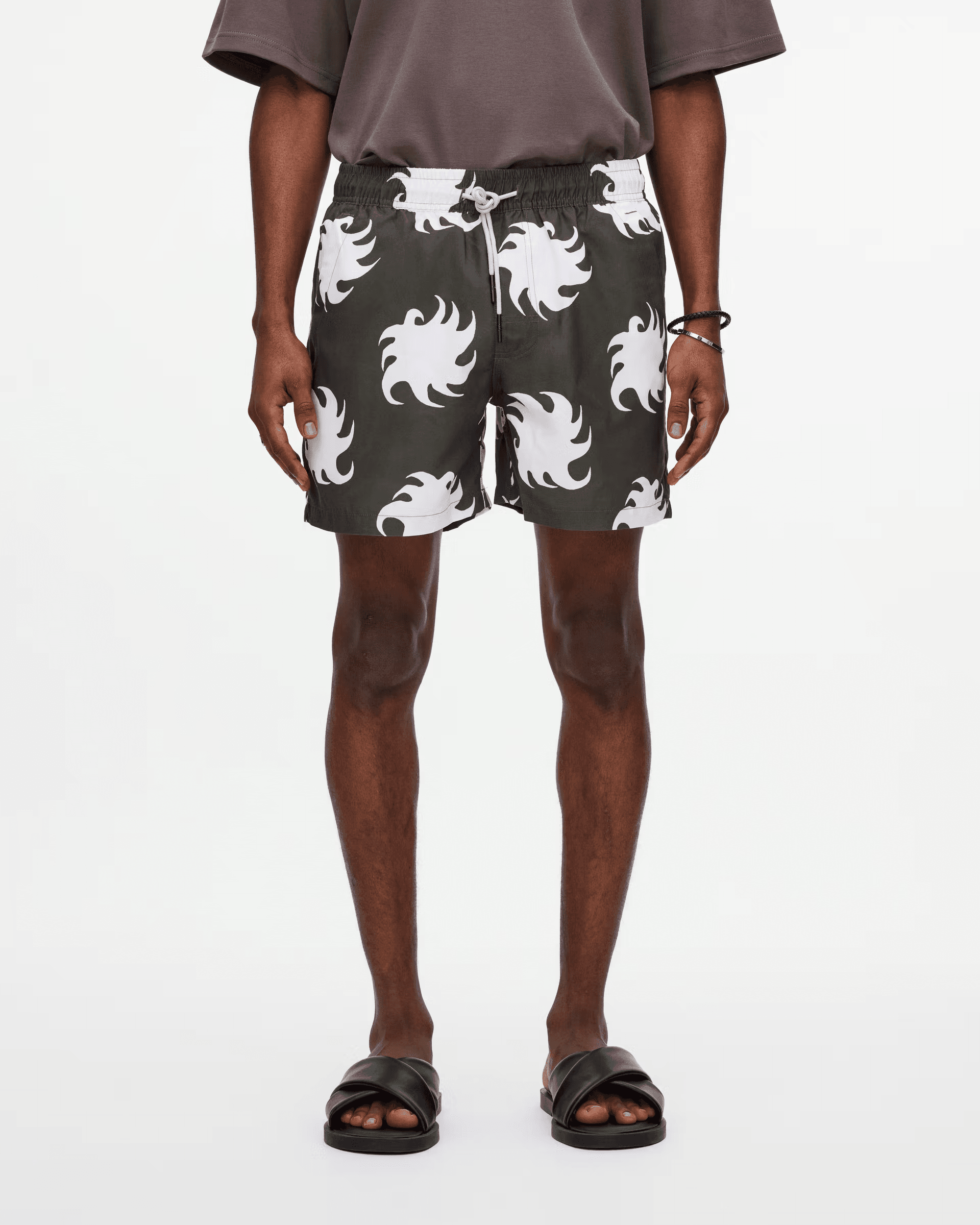 Swim Shorts in Pine Ember