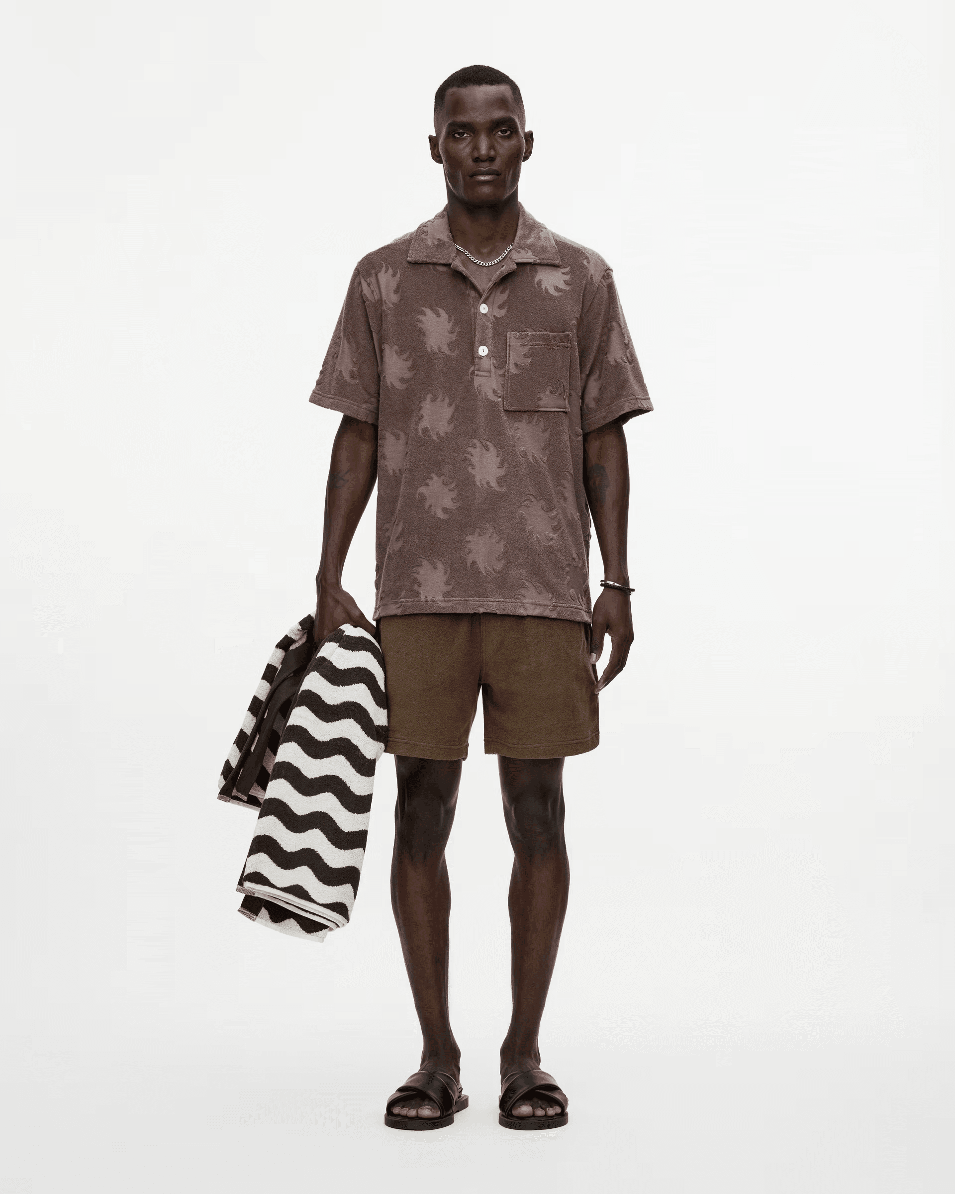 Terry Shirt in Ember Girona