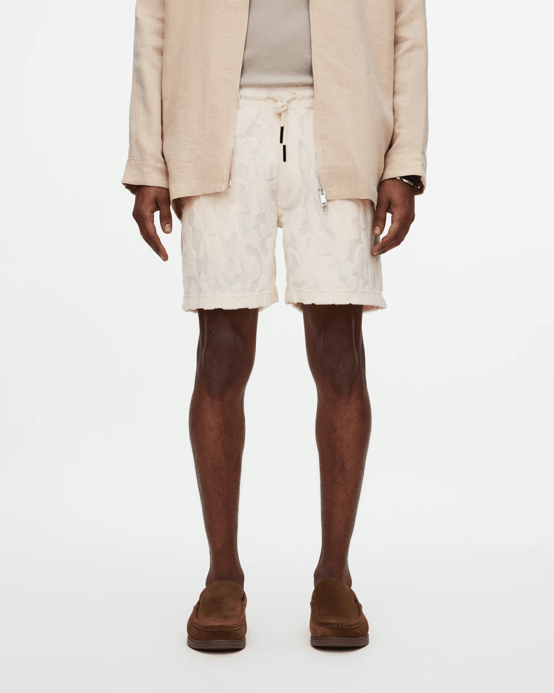 Terry Shorts in Summit - Milu James St