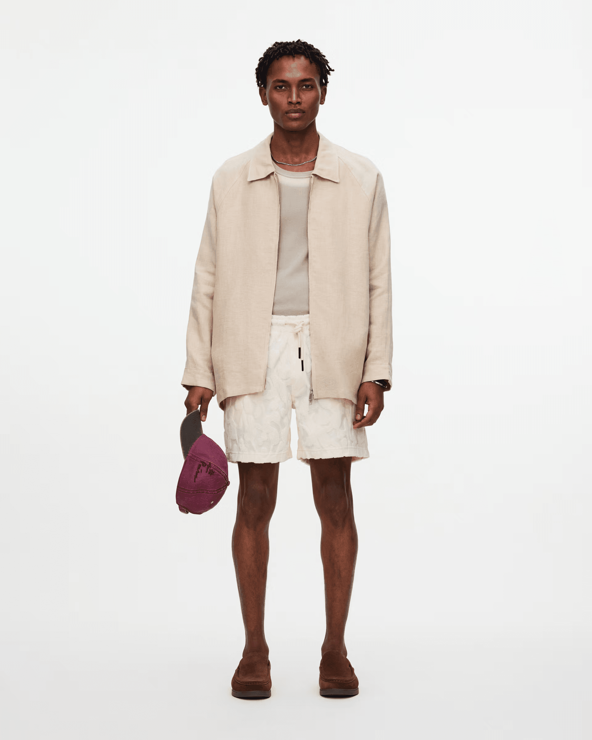 Terry Shorts in Summit - Milu James St