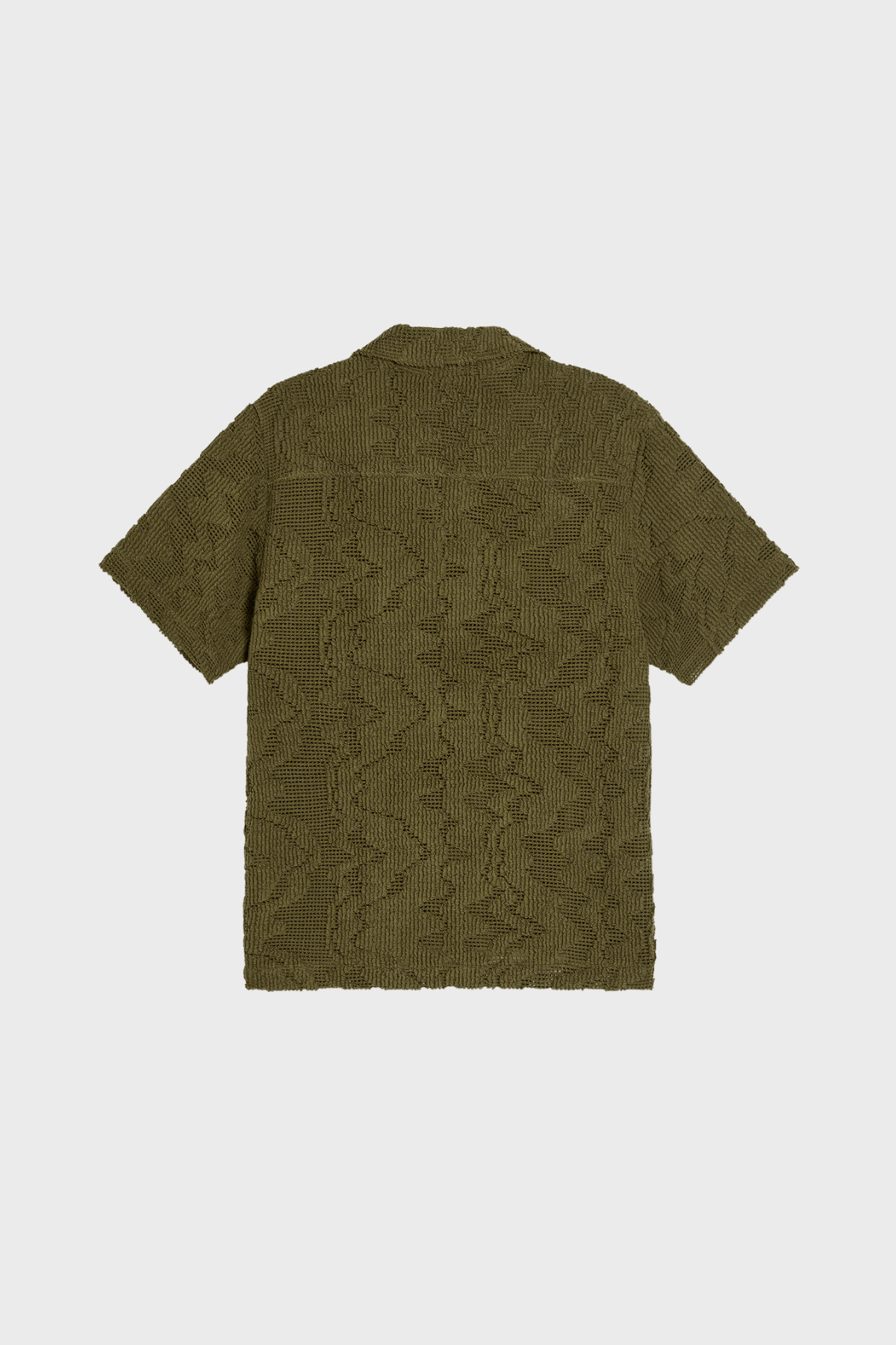 Palmer Crochet Shirt in Pine Verve - Milu James St