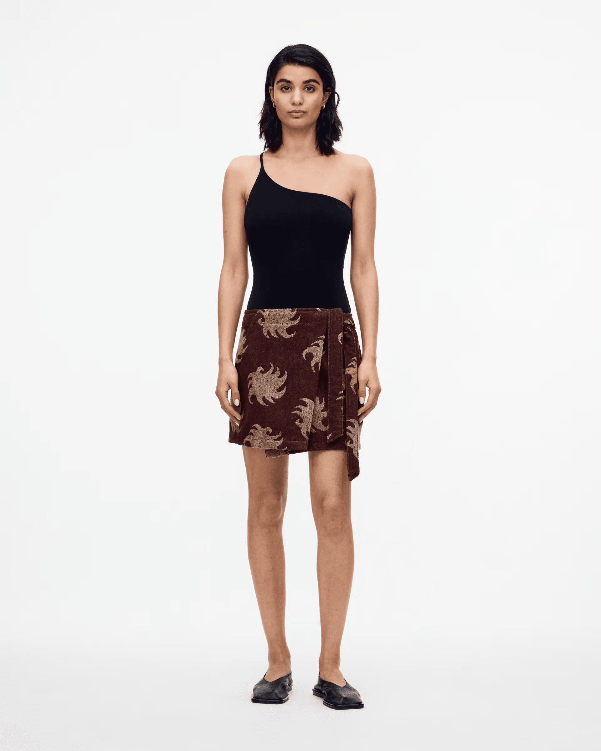 Wrap Skirt in Mocha Ember Cove