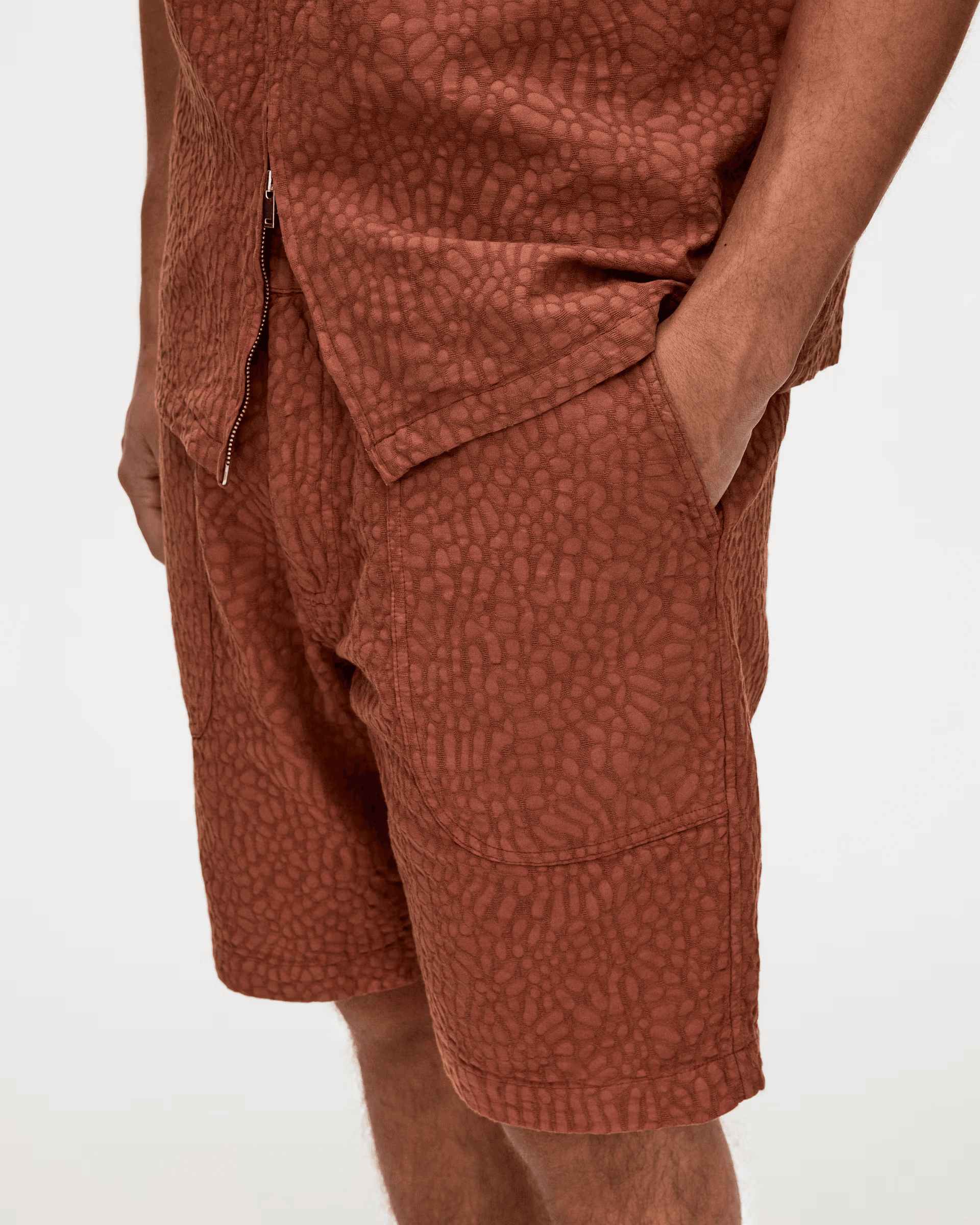Nico Shorts in Terracotta Turleo - Milu James St