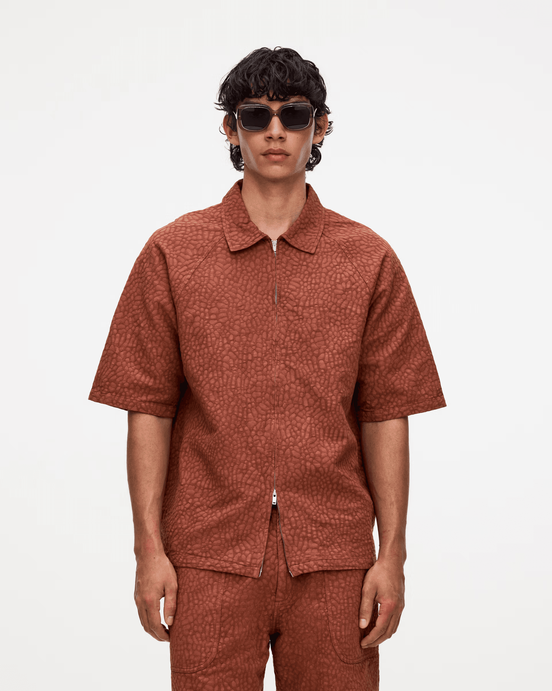 Zack Shirt in Terracotta Turleo - Milu James St