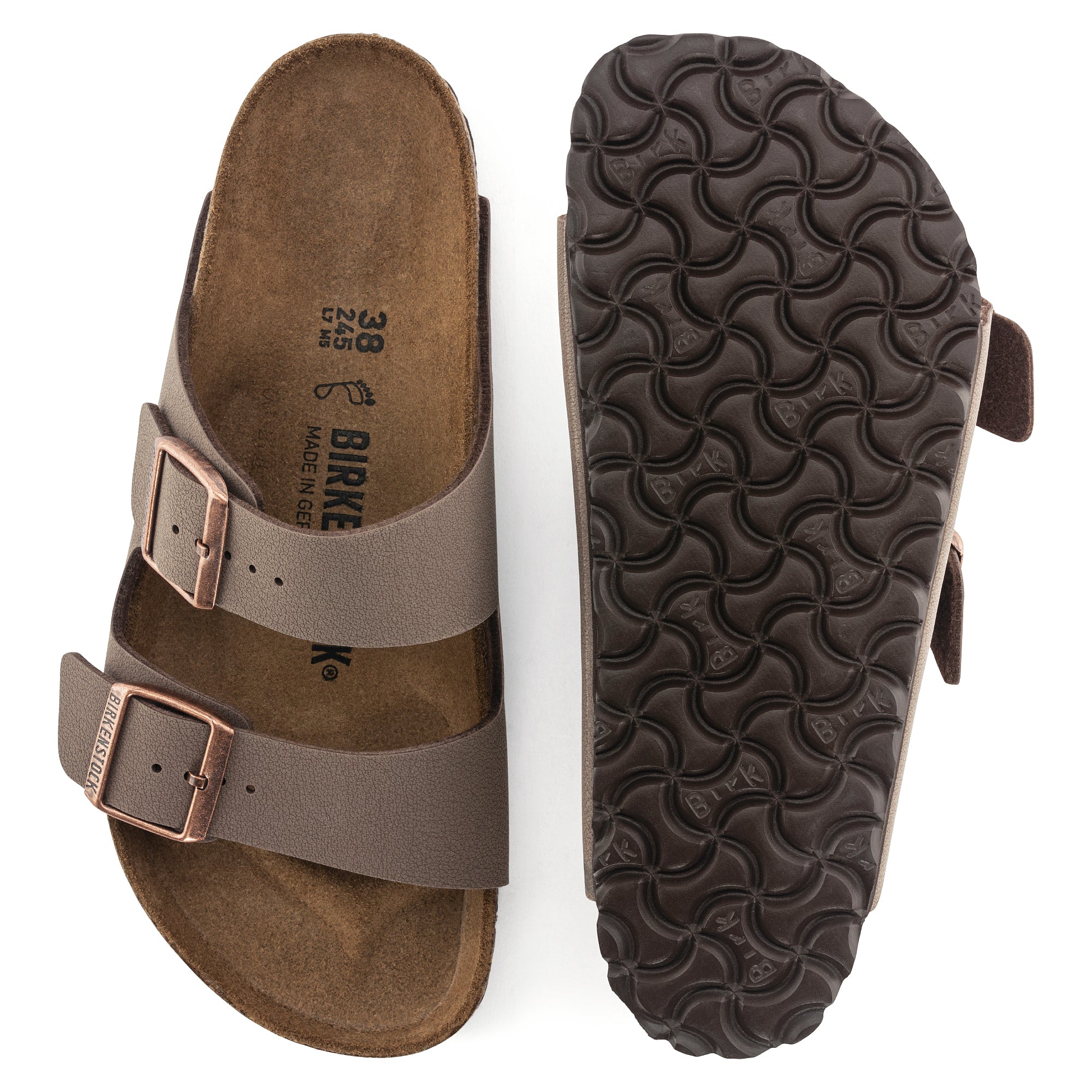 Arizona BirkiBuc in Mocca (Classic Footbed - Suede Lined) - Milu James St