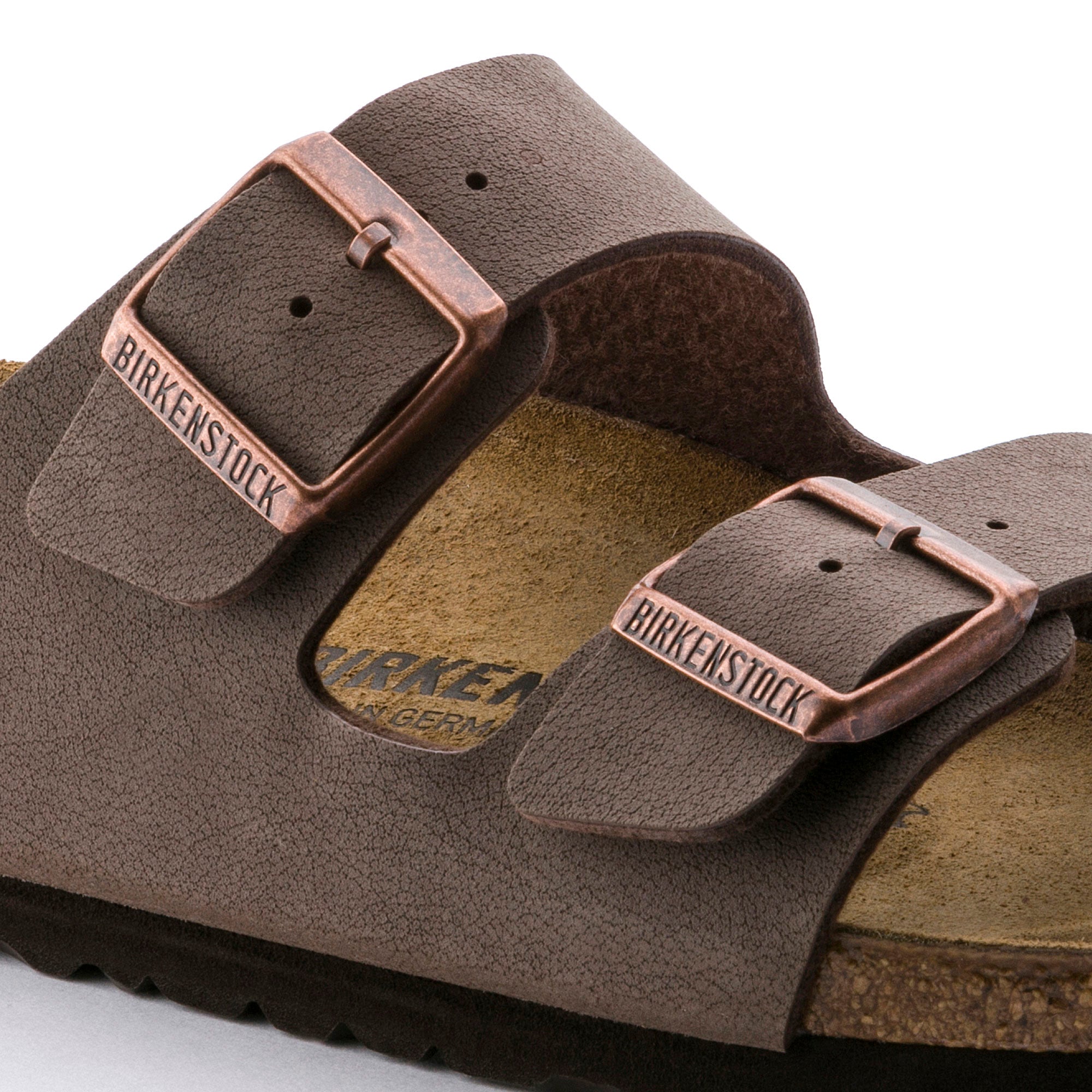 Arizona BirkiBuc in Mocca (Classic Footbed - Suede Lined) - Milu James St