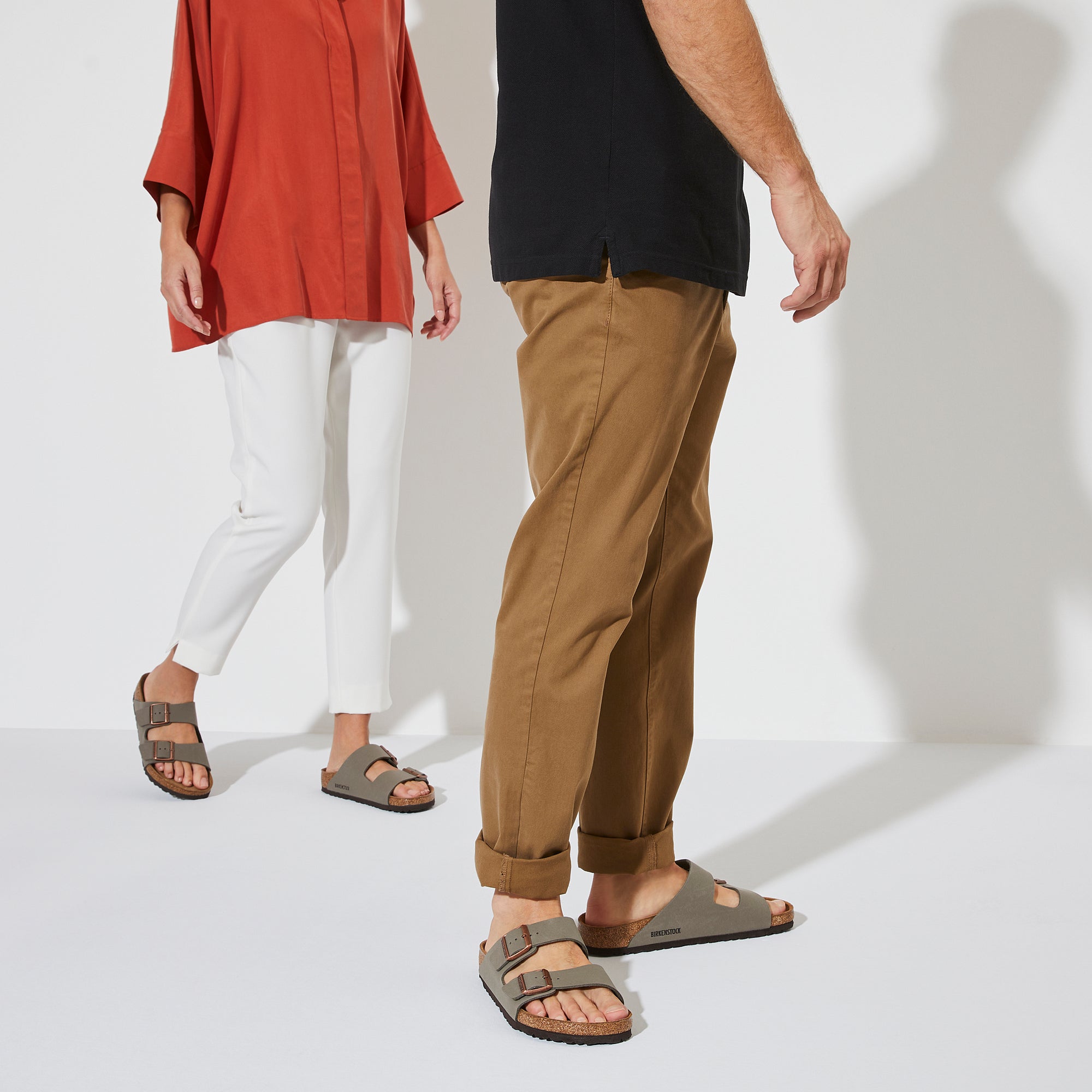 Arizona BirkiBuc in Stone (Classic Footbed - Suede Lined) - Milu James St