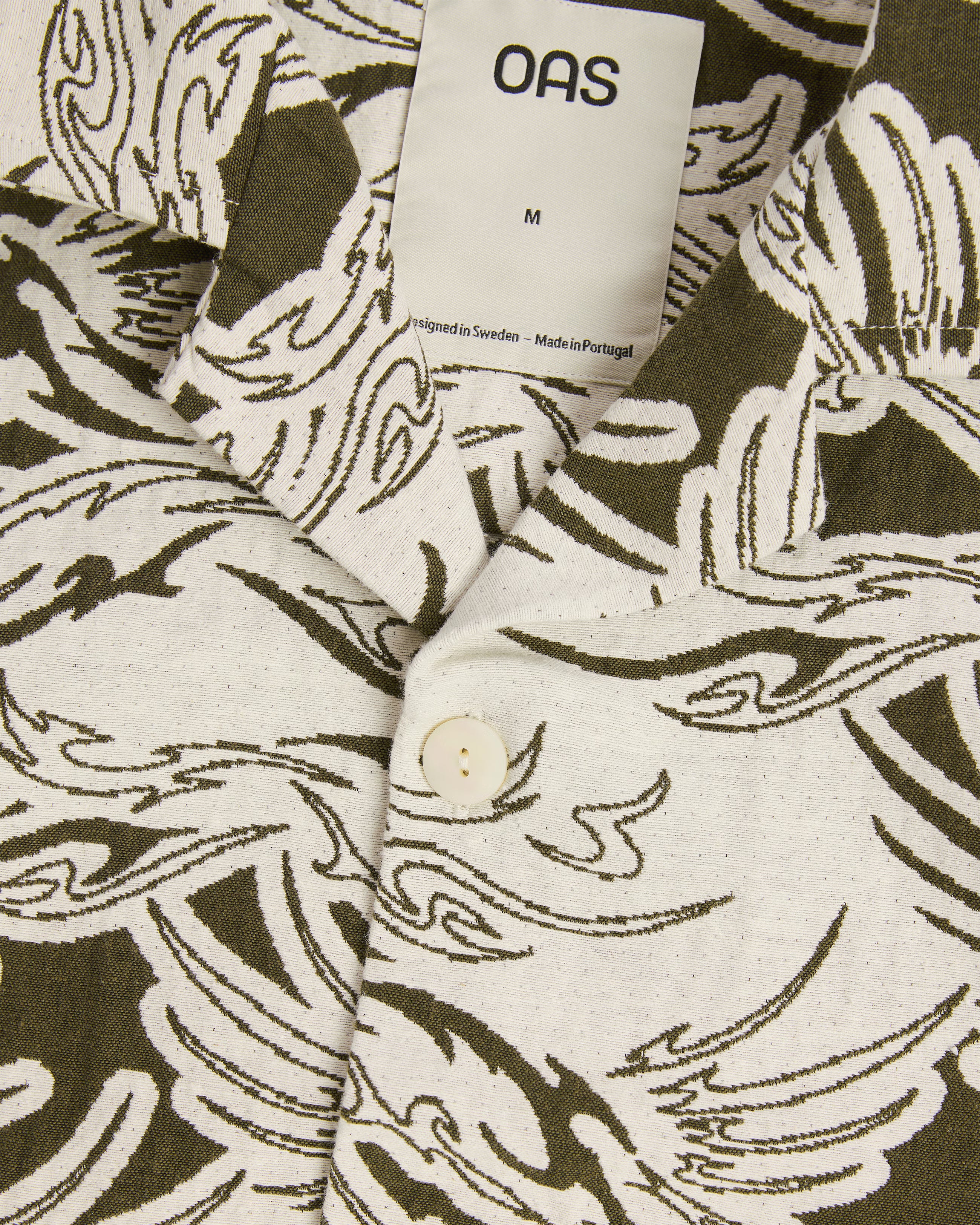 Cuba Shirt in Rouge Ecru Pattern