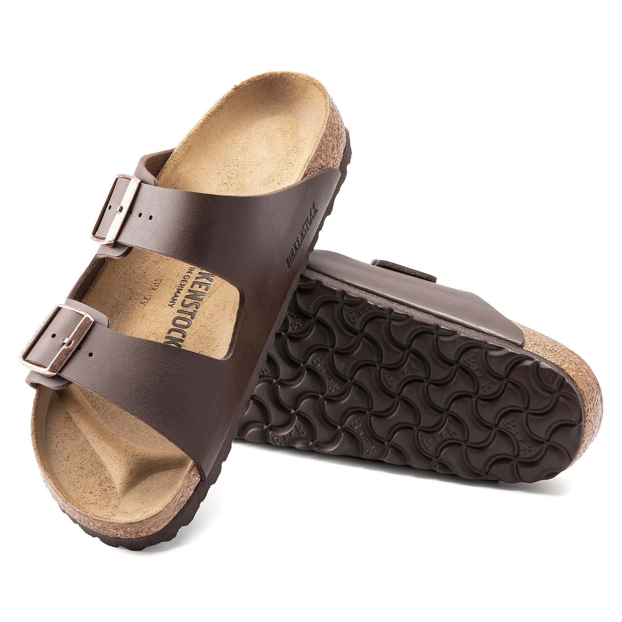 Arizona Birko-Flor in Dark Brown (Soft Footbed - Suede Lined)