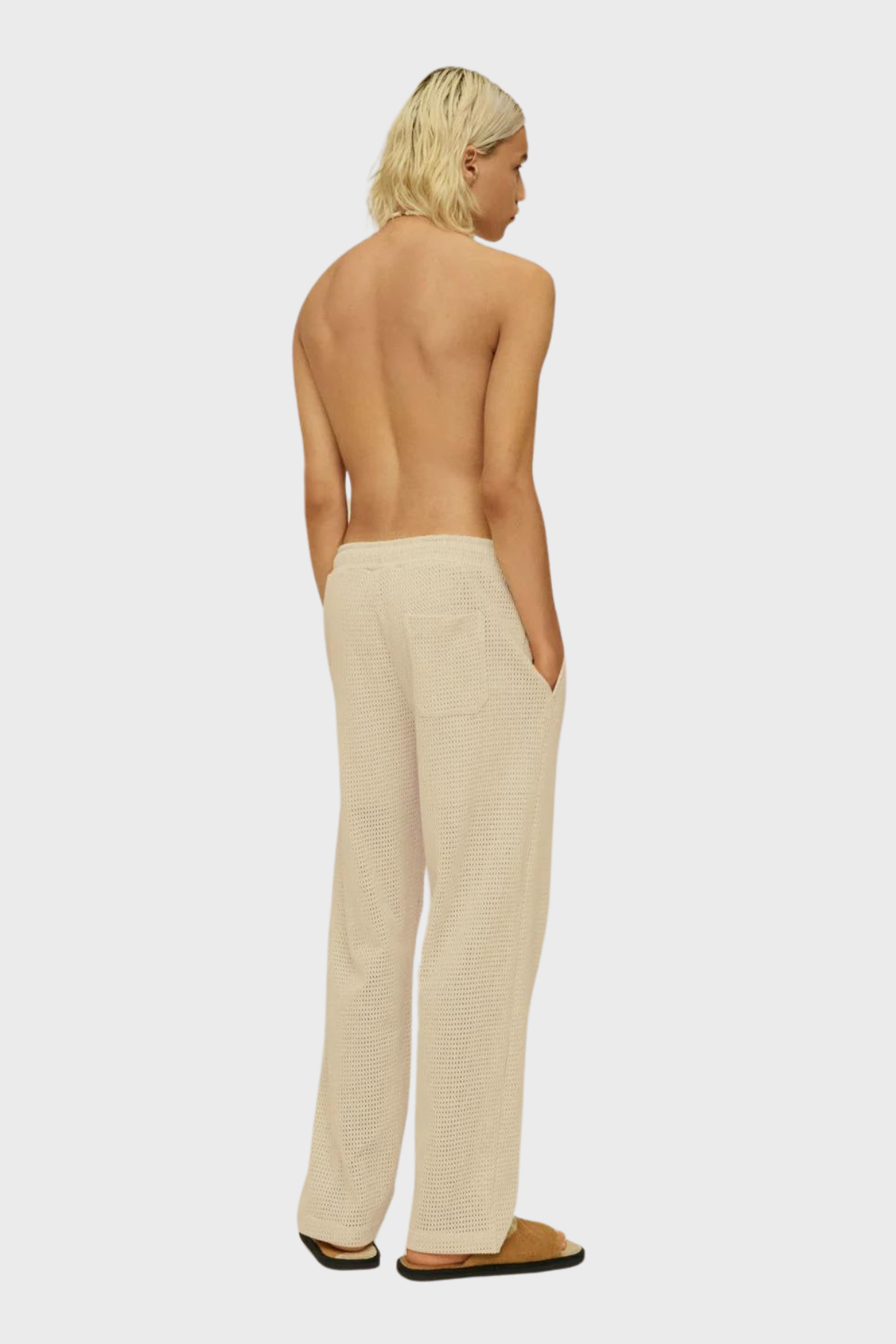 Net Pants in Ecru Ayora