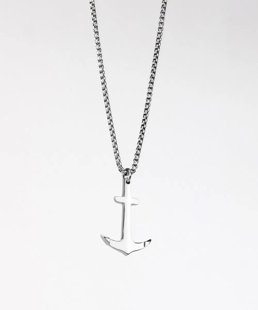 Anchor Necklace (Silver)