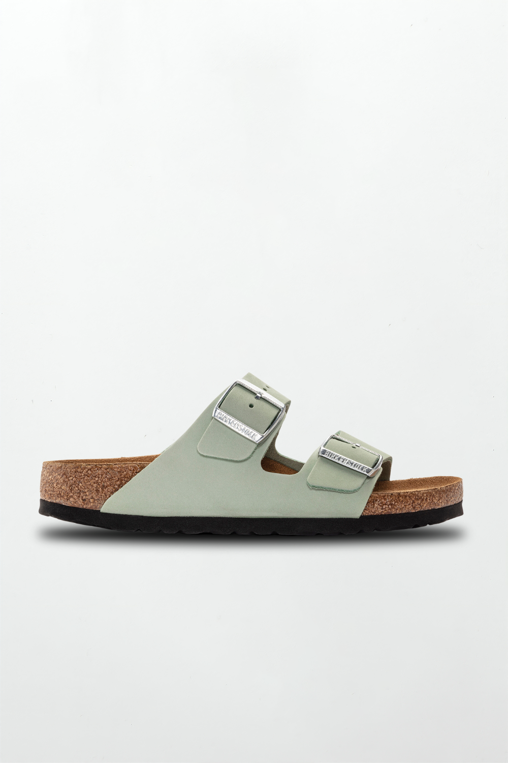 Arizona Nubuck Leather in Matcha (Soft Footbed)