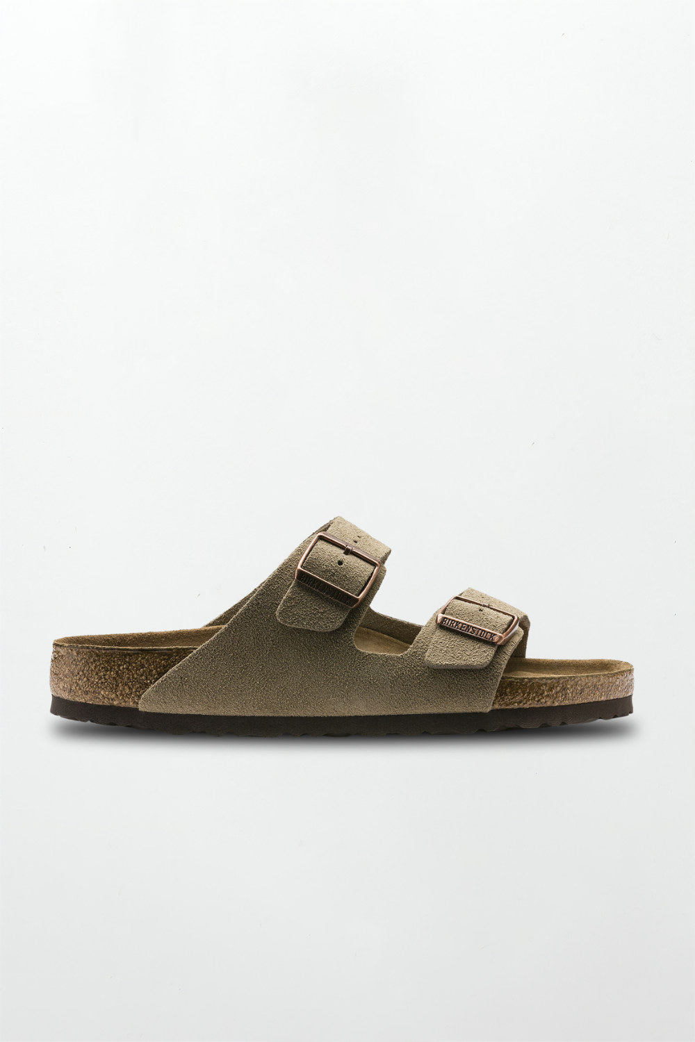 Arizona Suede Leather in Taupe (Soft Footbed - Suede Lined) - Milu James St