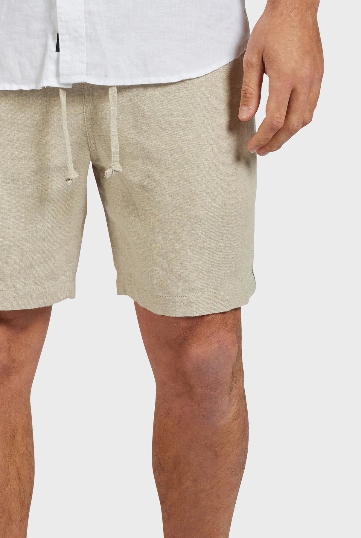 Riviera Linen Short in Oatmeal