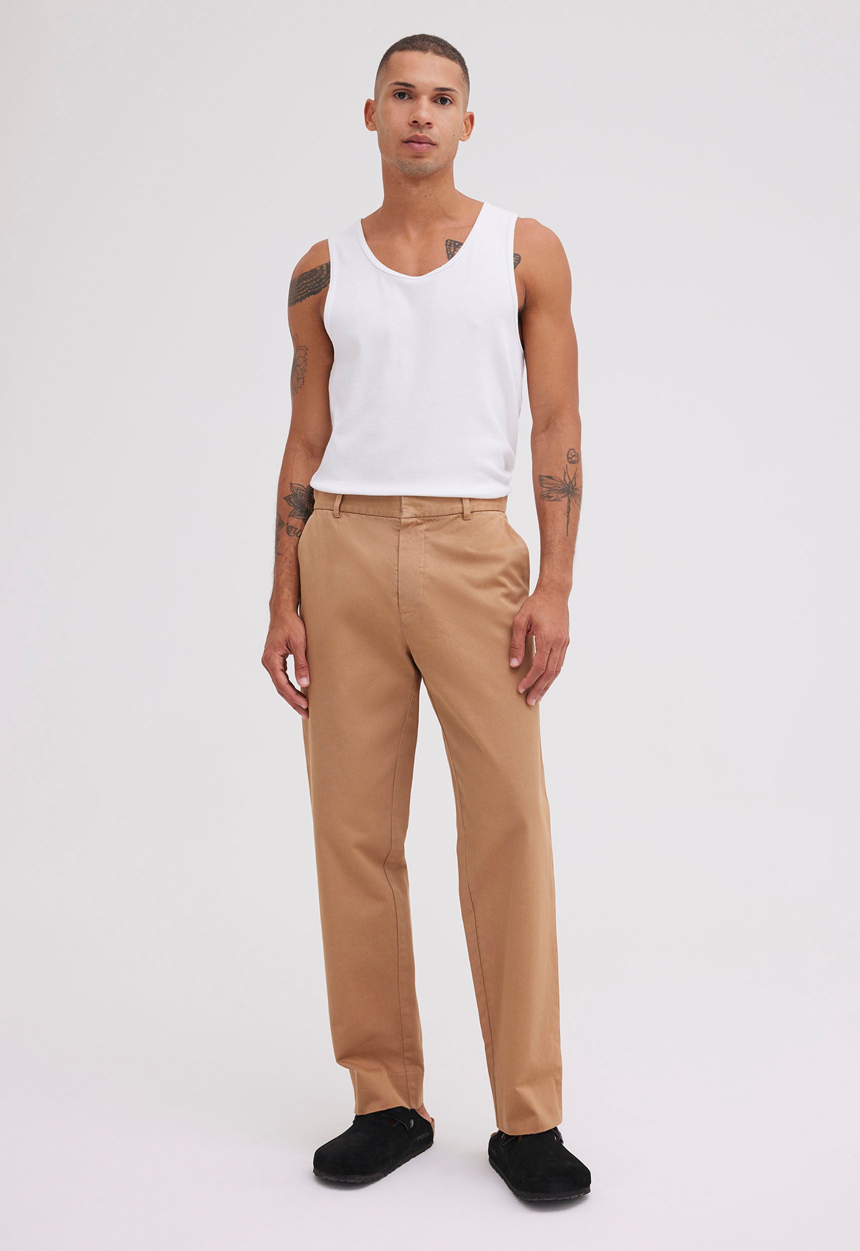 Cast Cotton Twill Pant in Nutmeg