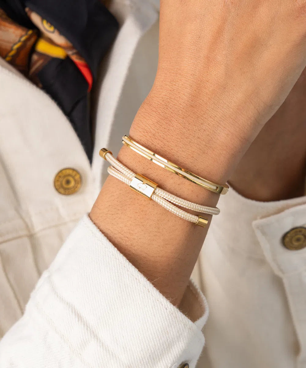 Little Lewis 3mm (Ivory | Gold) - Milu James St