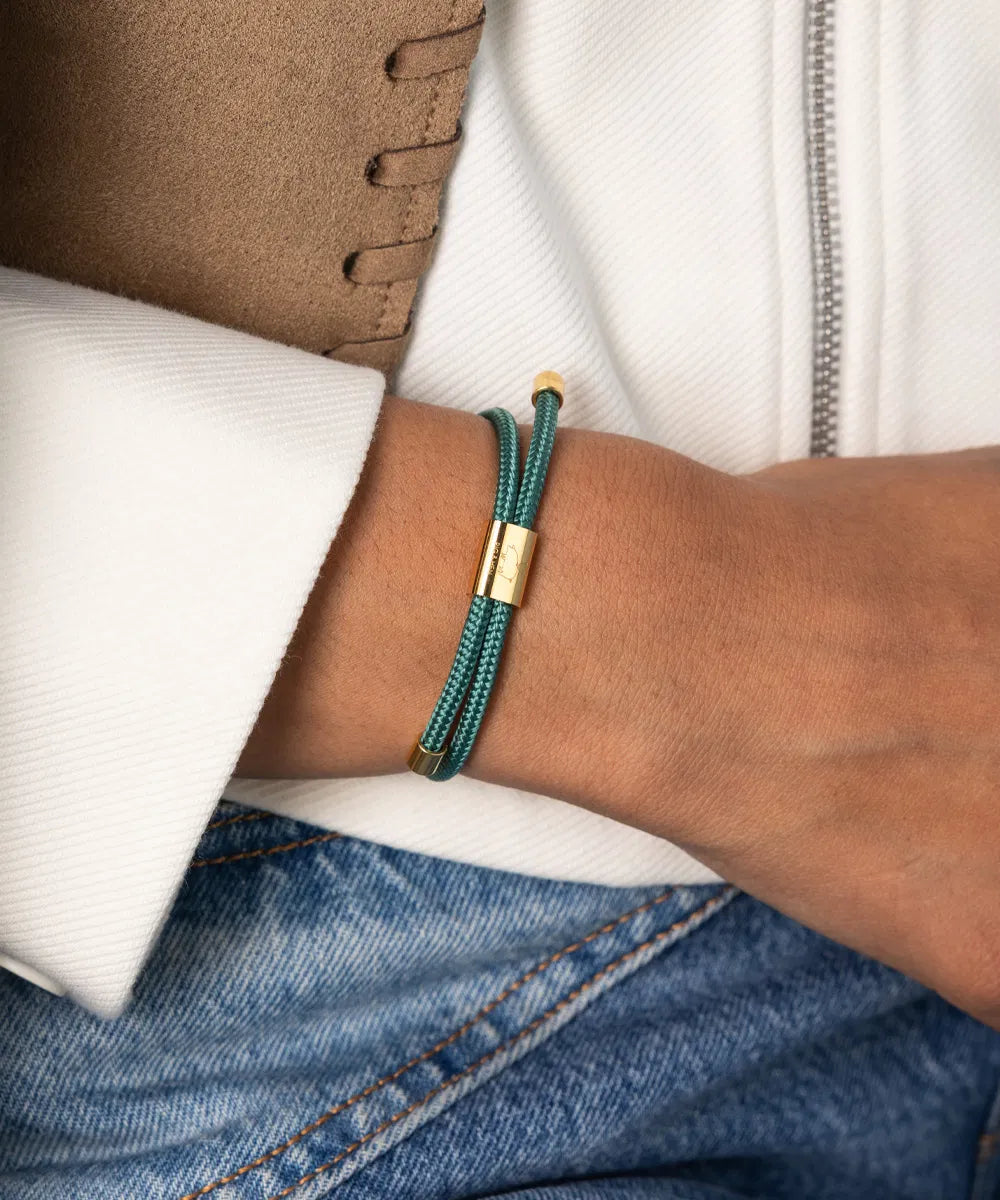 Little Lewis 3mm (Patina Green | Gold)