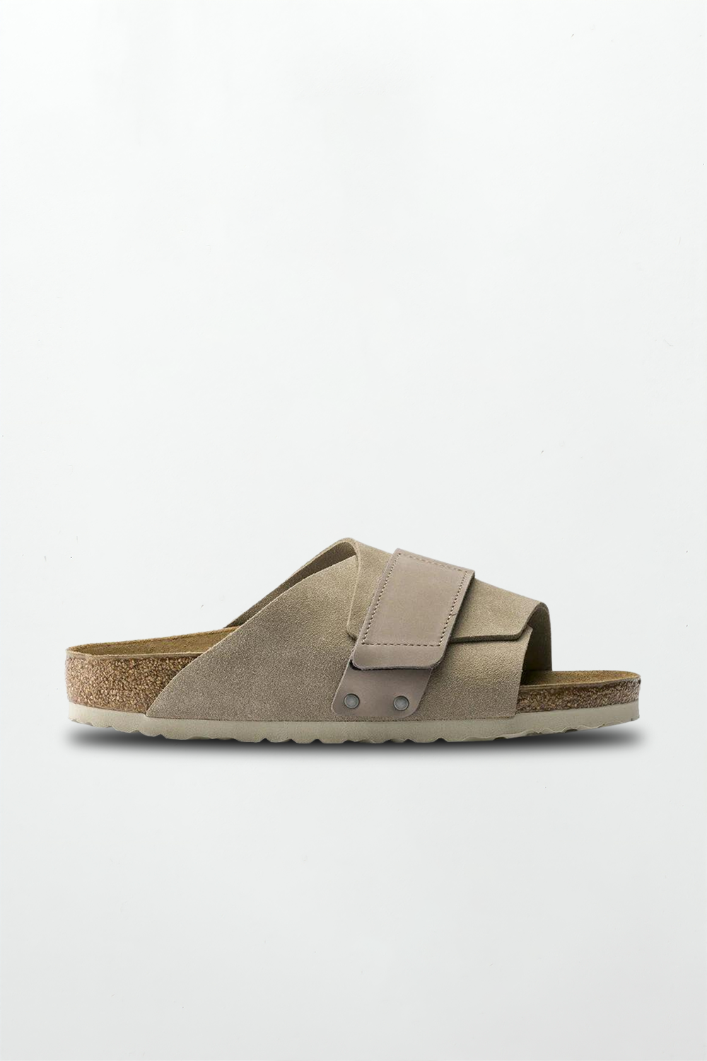 Kyoto Nubuck/Suede Leather in Taupe - Milu James St