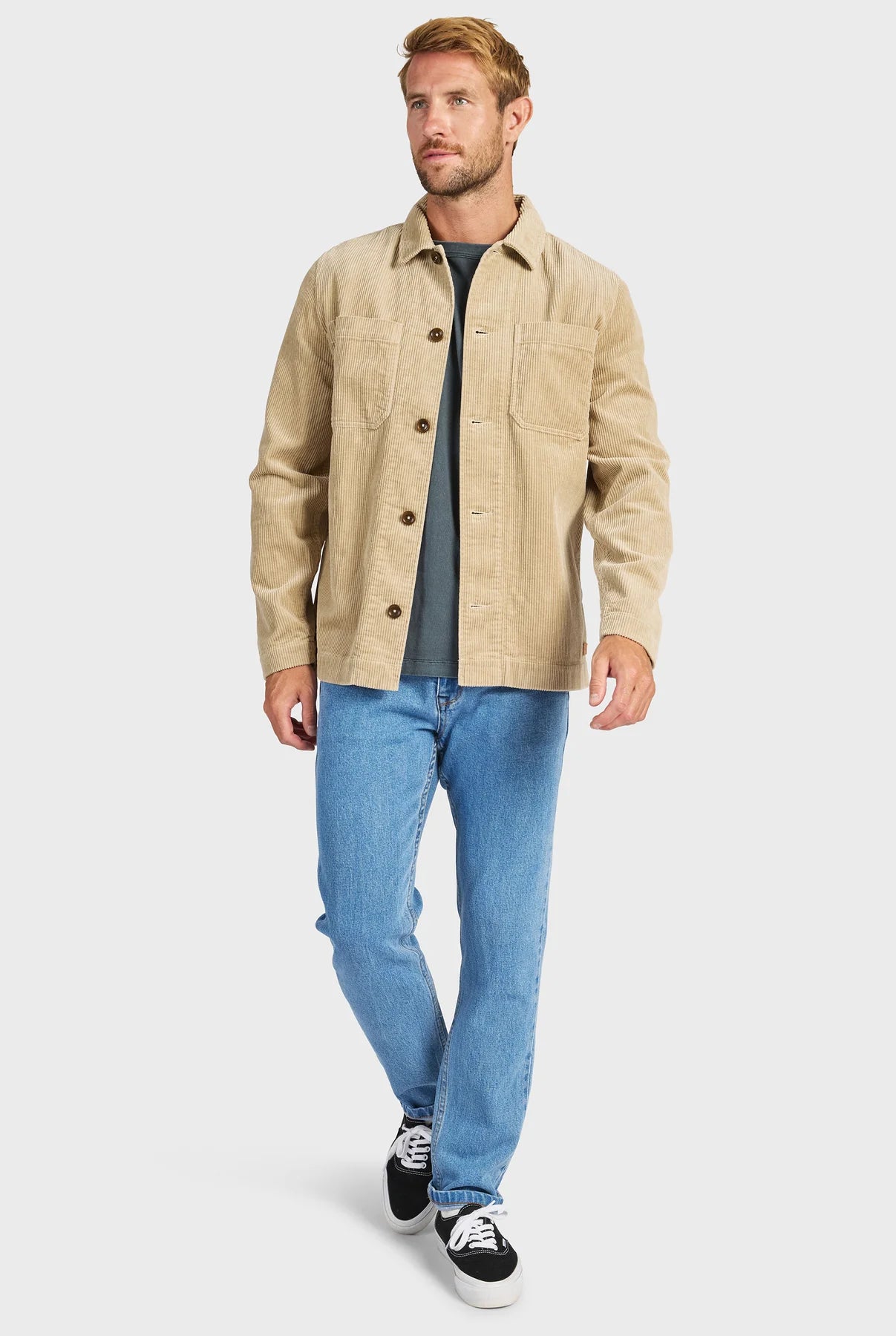 Lebowski Overshirt in Otter Tan