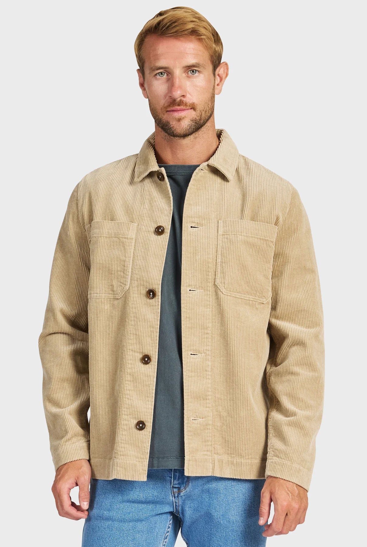 Lebowski Overshirt in Otter Tan