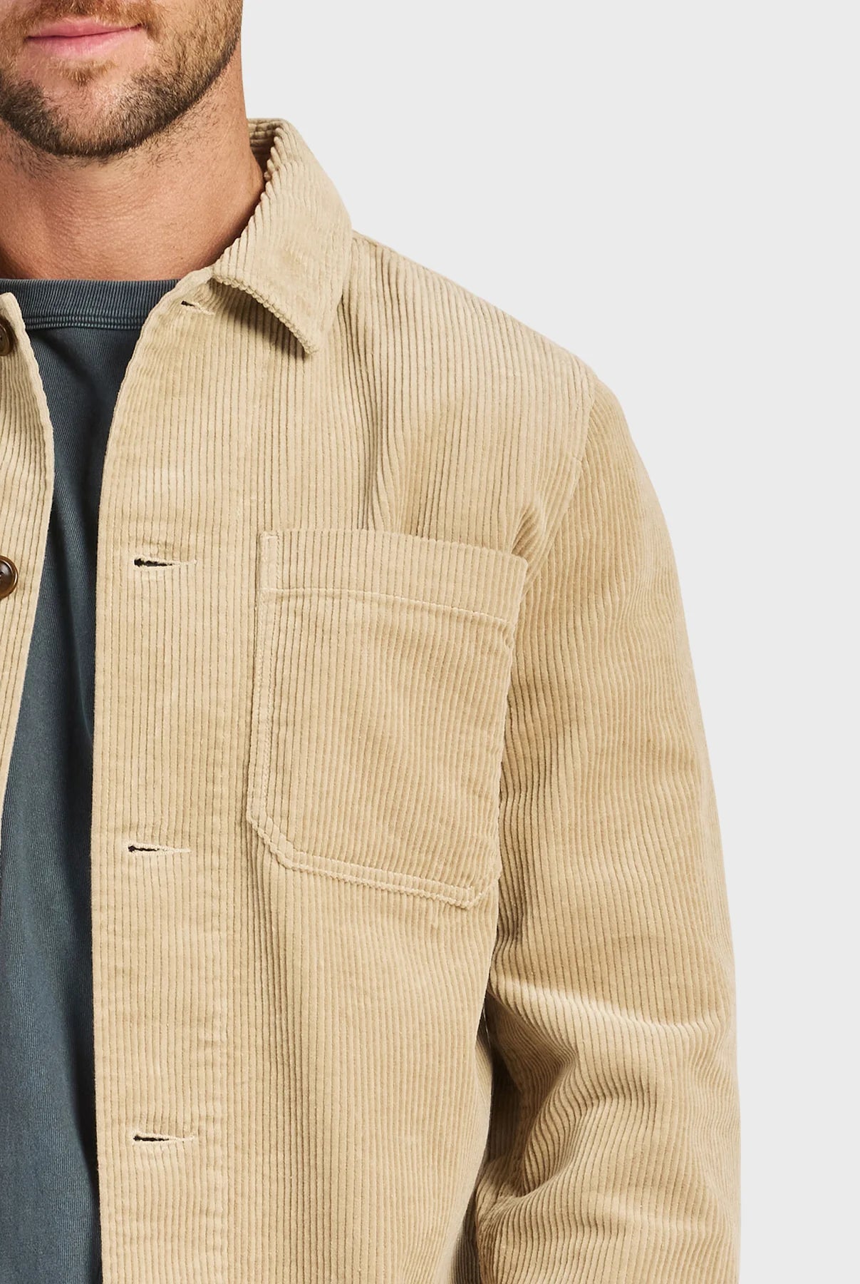 Lebowski Overshirt in Otter Tan
