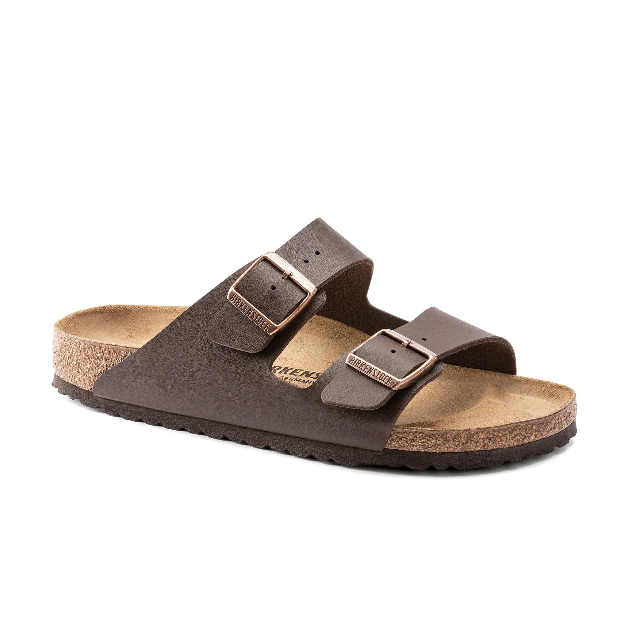 Arizona Birko-Flor in Dark Brown (Classic Footbed - Suede Lined)