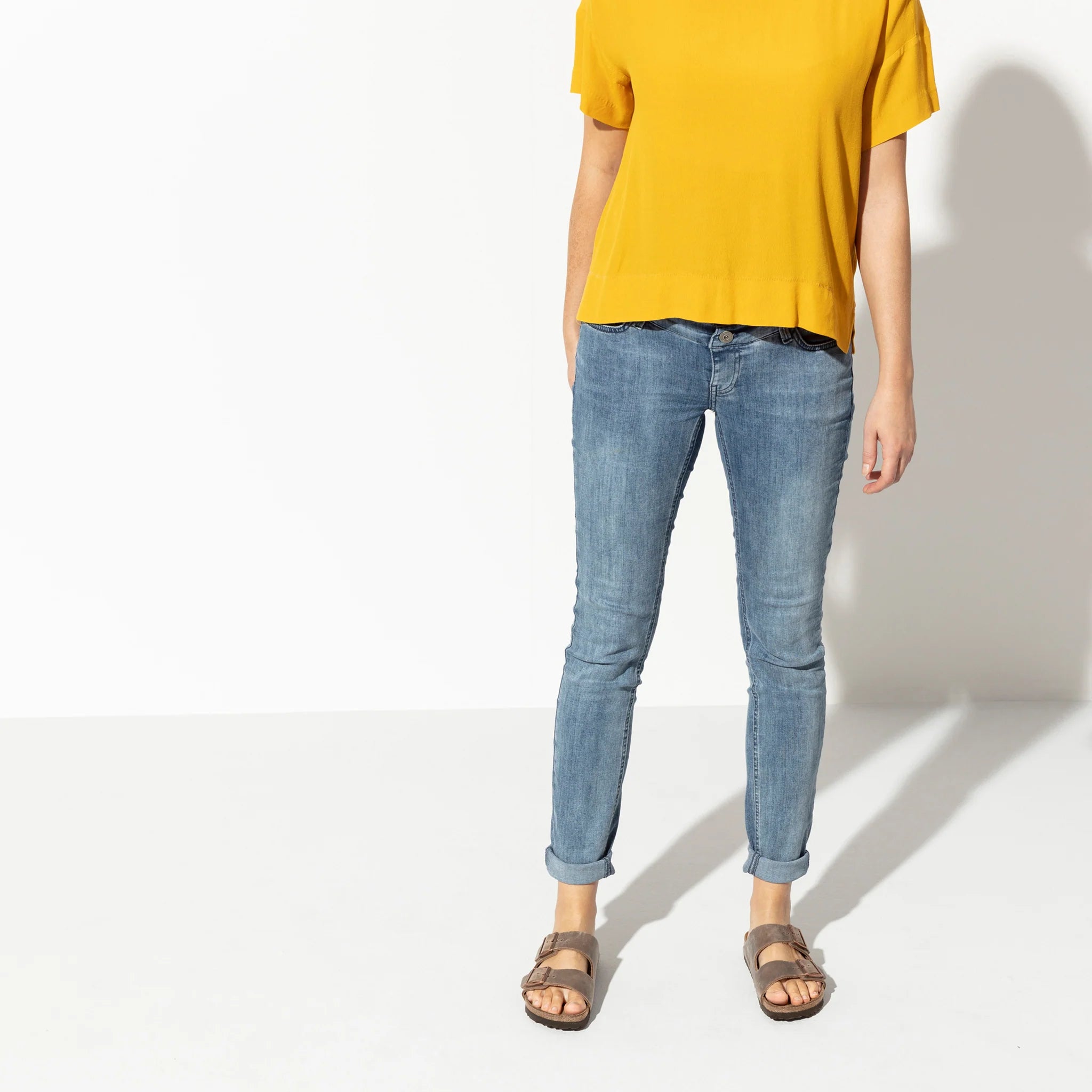 Arizona Oiled Leather in Tabacco Brown (Classic Footbed - Suede Lined) - Milu James St