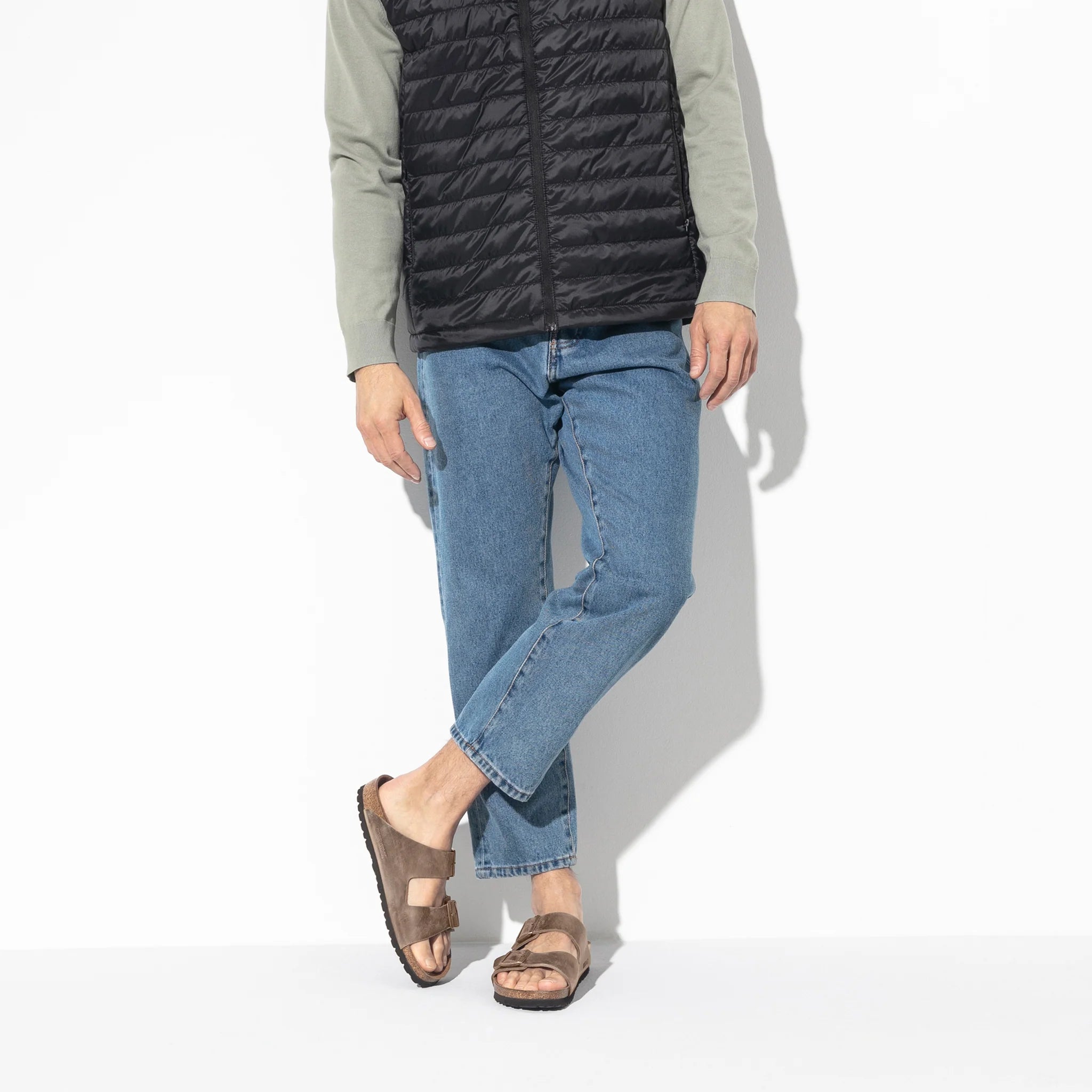 Arizona Oiled Leather in Tabacco Brown (Classic Footbed - Suede Lined) - Milu James St