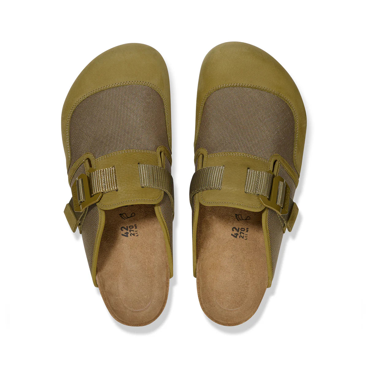 Boston Nova Textile/Nubuck Leather in Pine Green