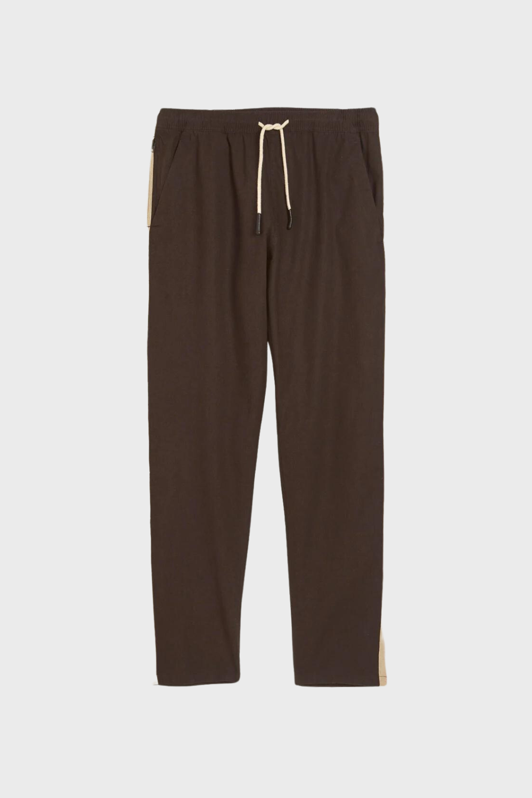 Linen Long Pant in Brown