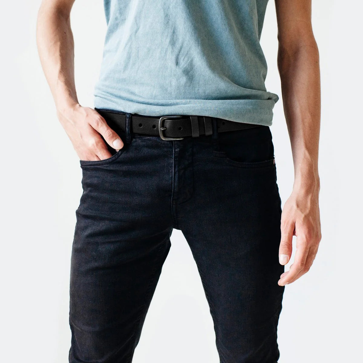 Leather Citizen Belt in Black