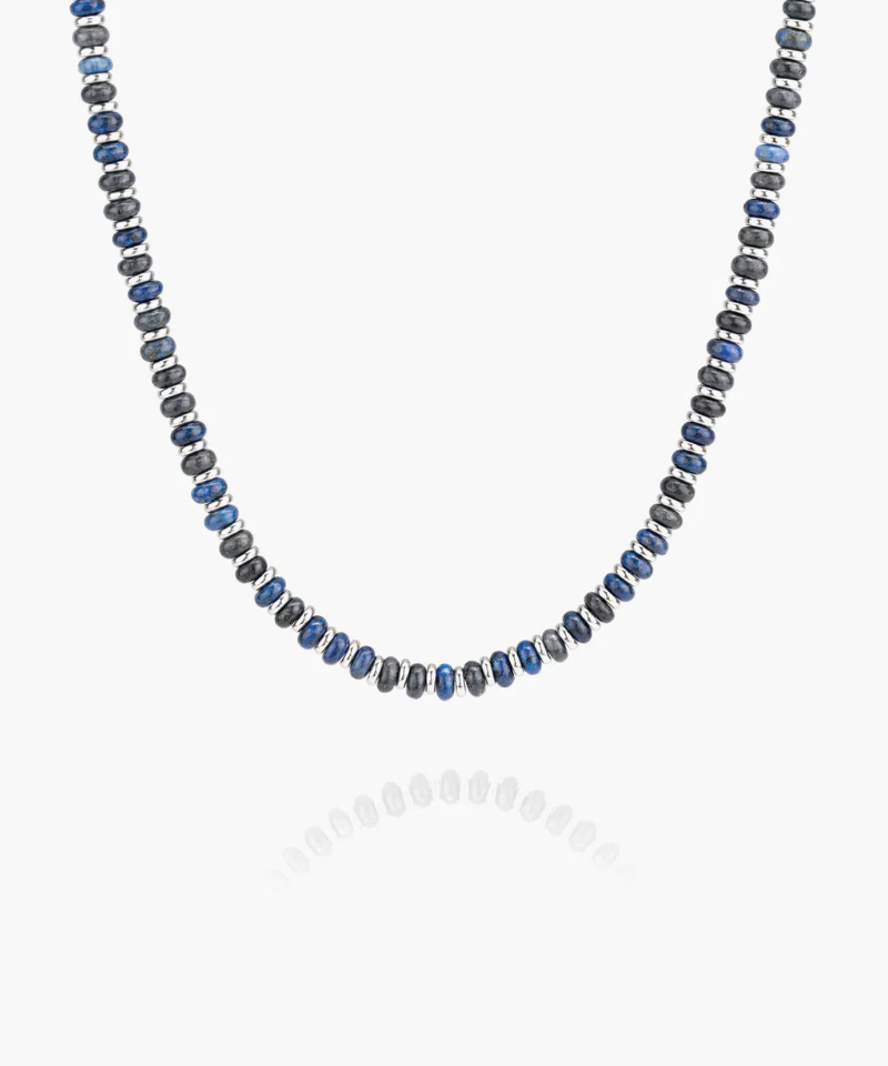 Brontide Necklace (Lapis Lazuli | Silver) - Milu James St