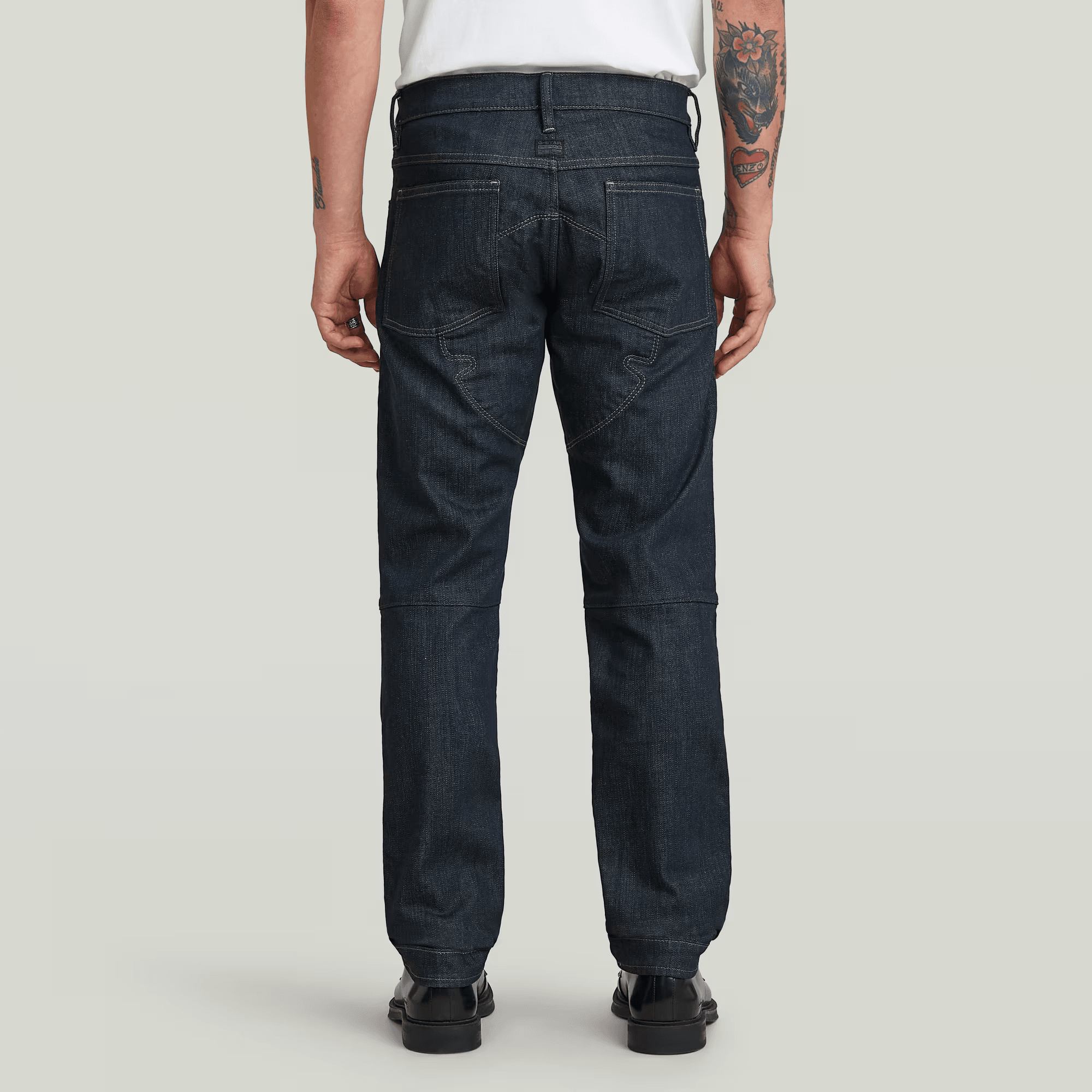 Biker Patched 3D Slim in Neo Raw Denim - Milu James St