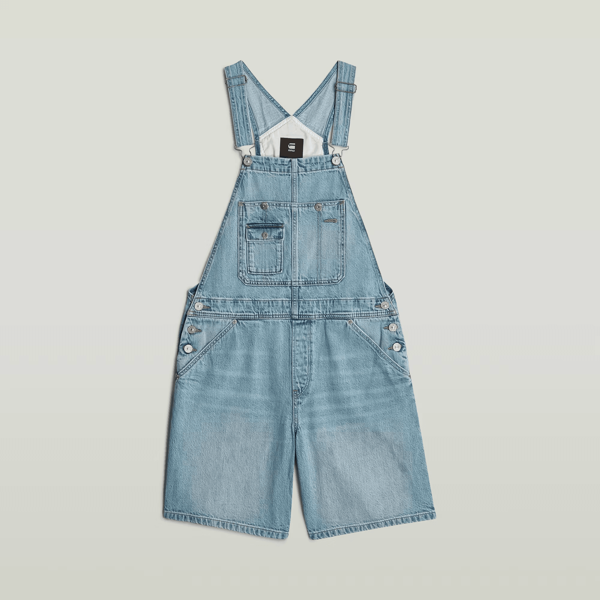 Bowey Loose Short Jumpsuit in Sun Faded Cloudburst