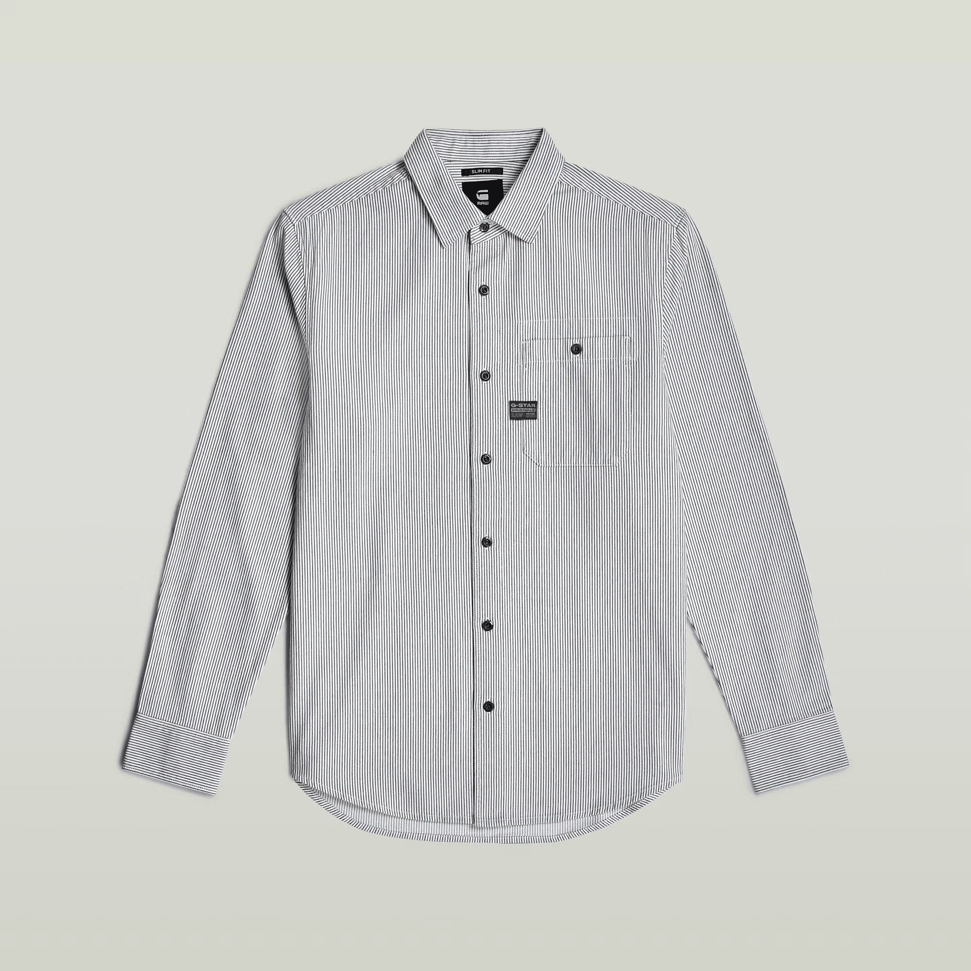 Bristum 2.0 Slim Shirt in Mayfly/White Stripe