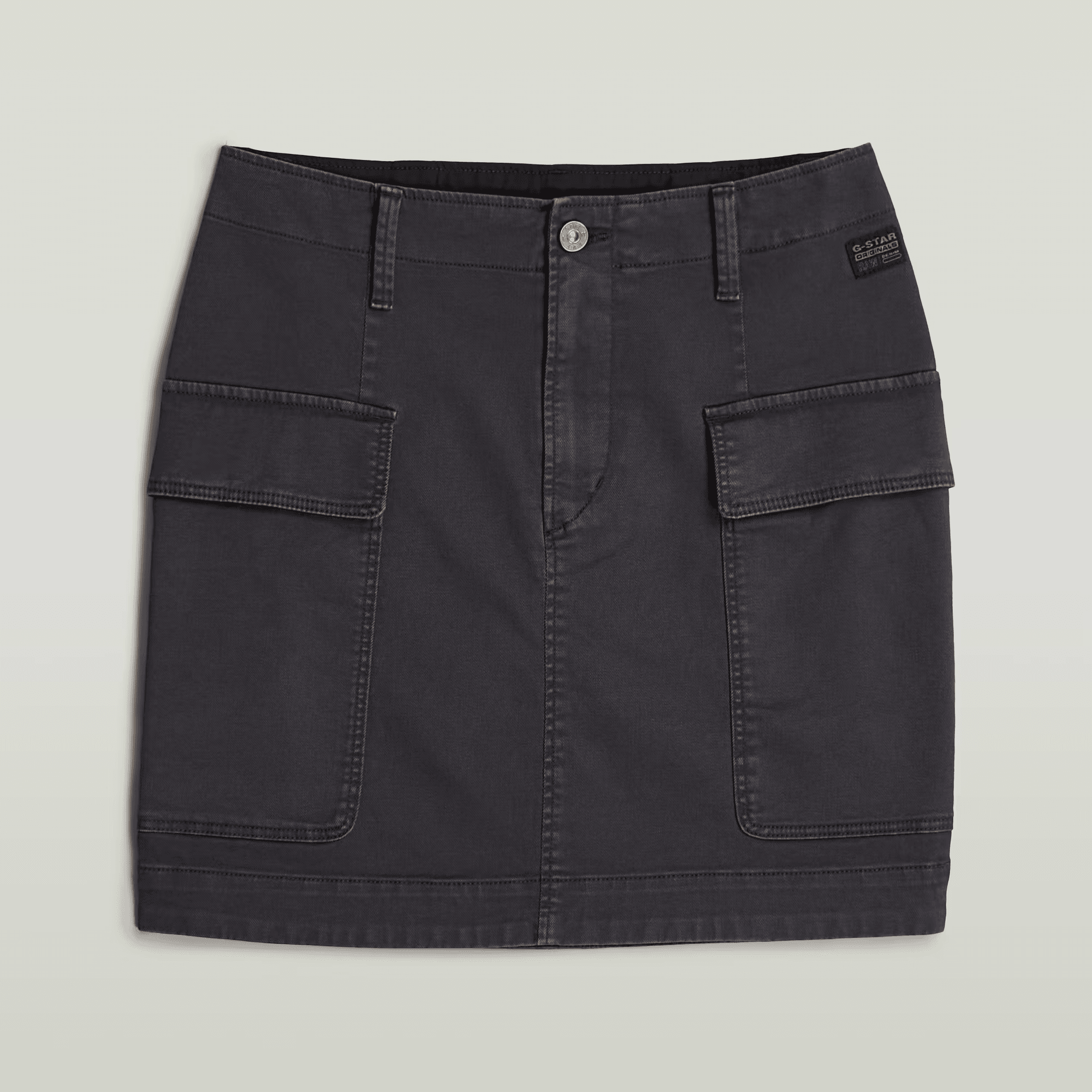 Cargo Mini Skirt in Petrol