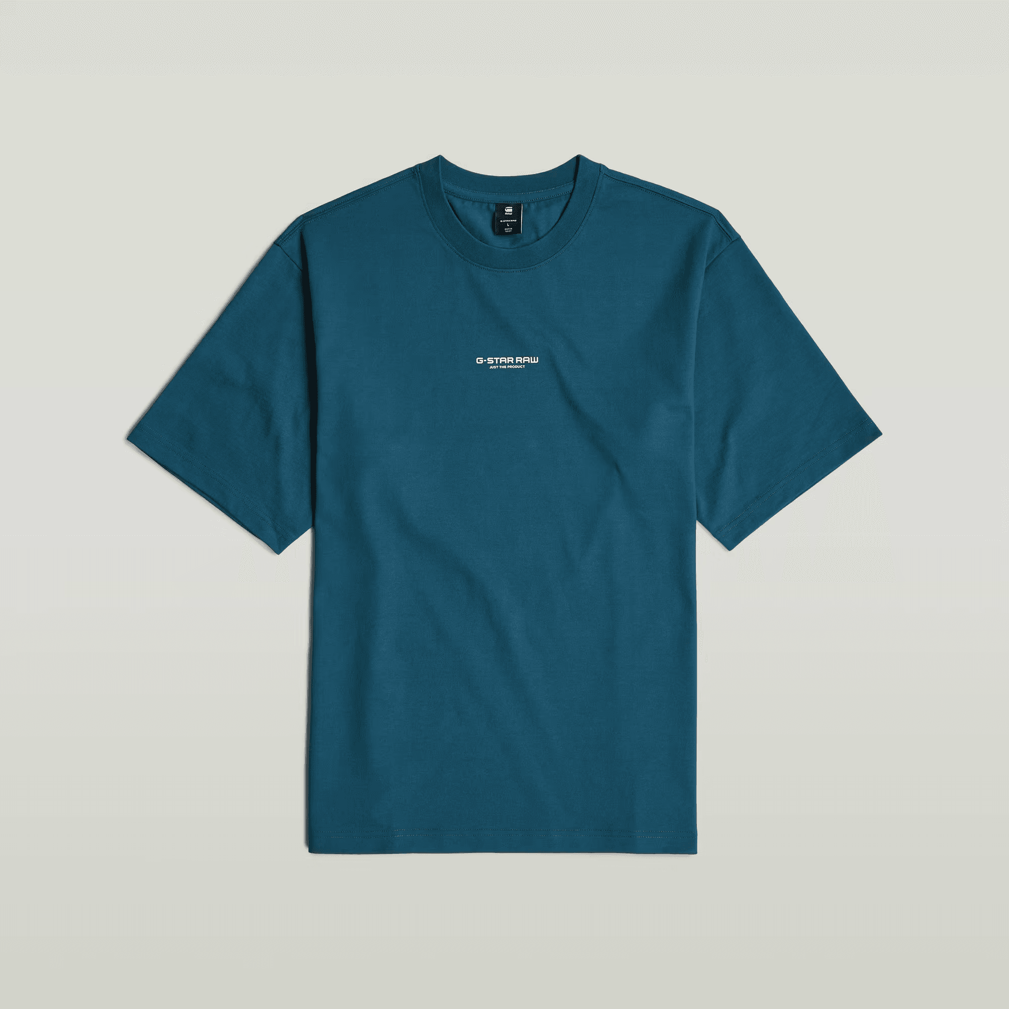 Center Chest Boxy T-Shirt in Nitro Blue