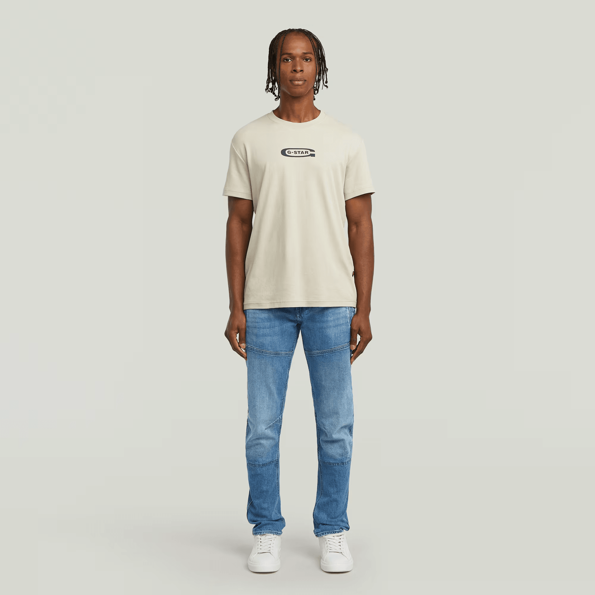 Diver 3D Slim Jeans in Antique Faded Uniform Blue